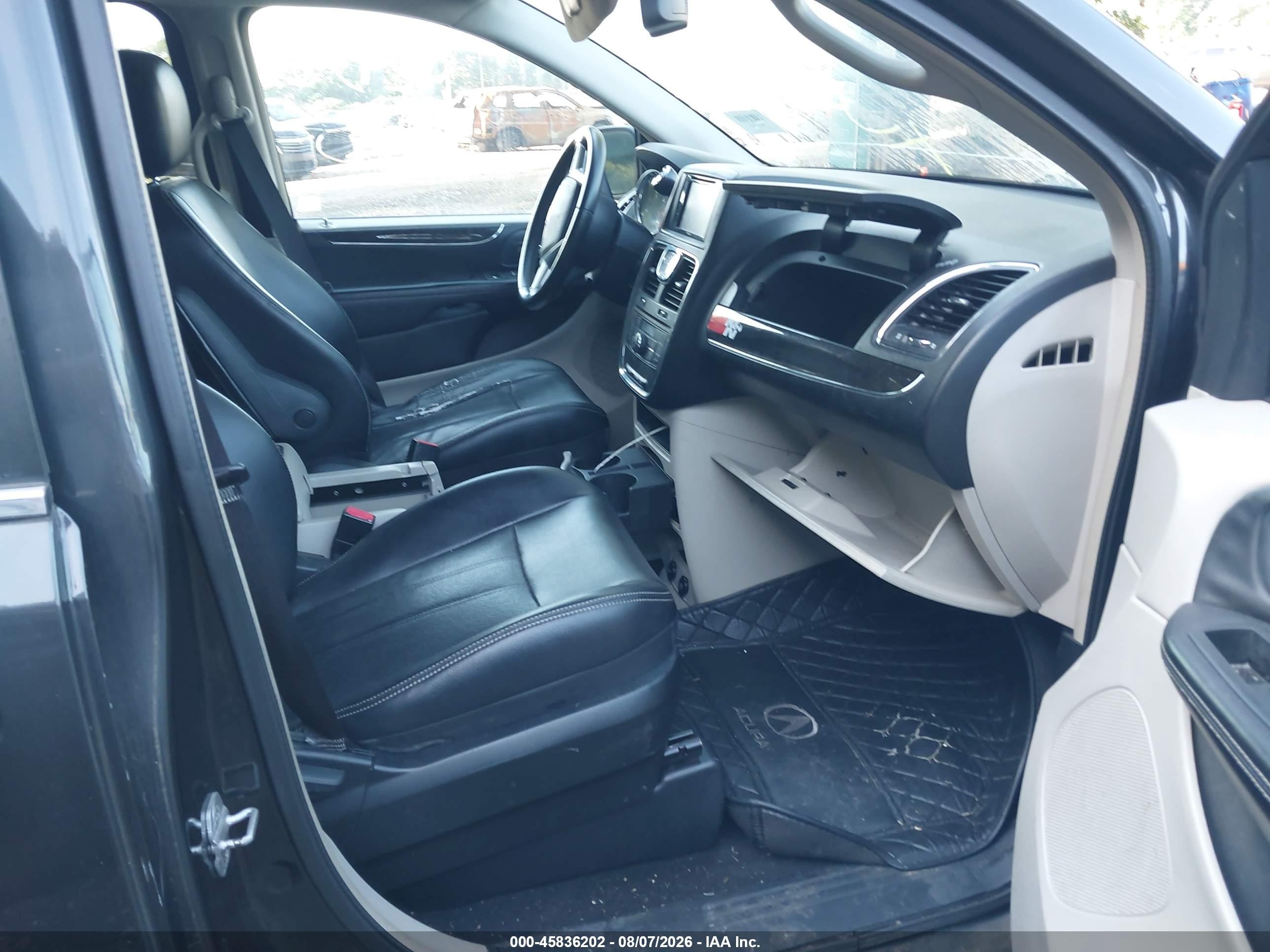 2012 Chrysler Town & Country Touring Gray vin: 2C4RC1BGXCR368274