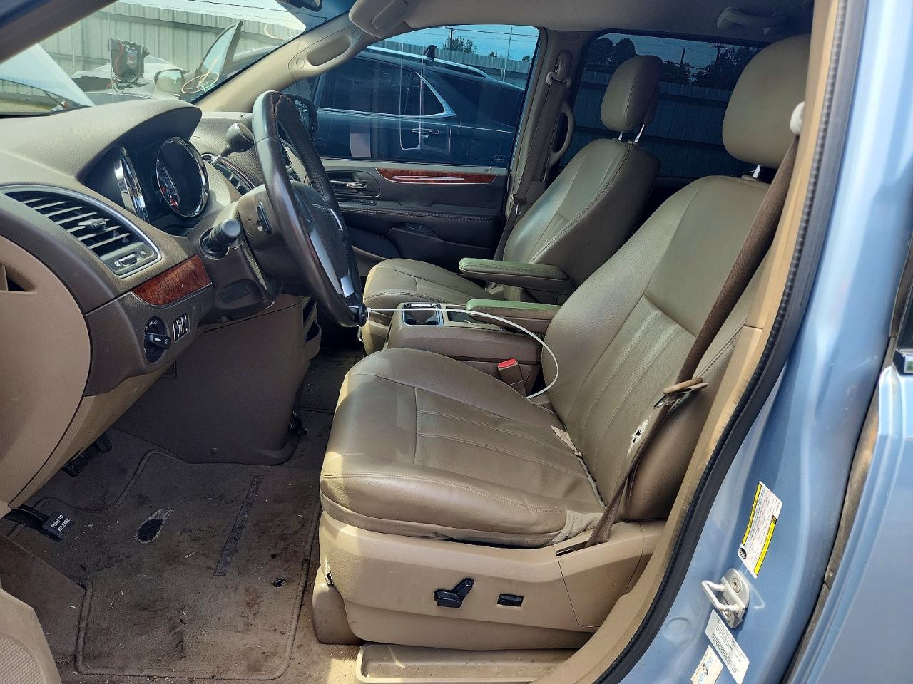 2012 Chrysler Town & Country Touring Blue vin: 2C4RC1BGXCR368758