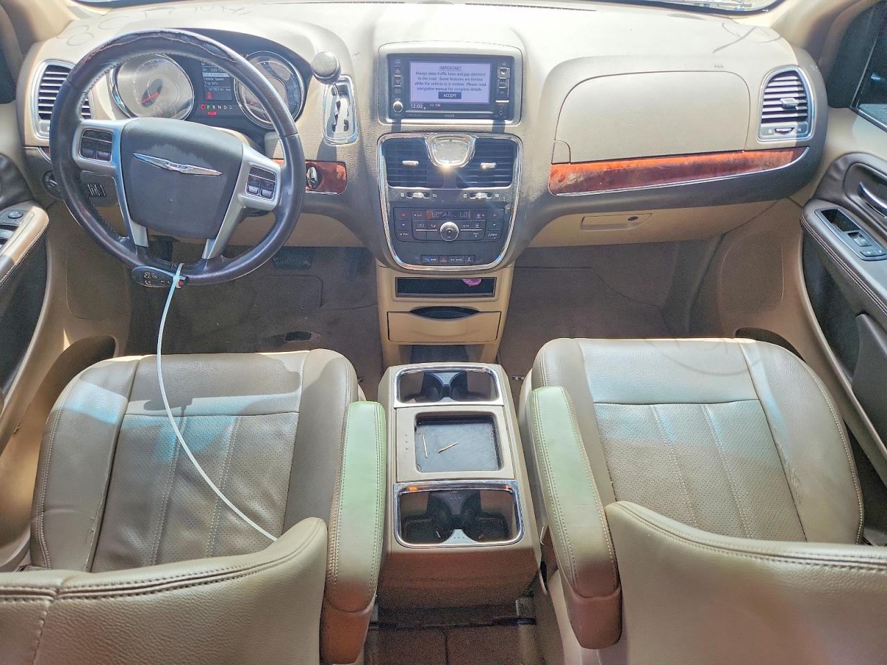 2012 Chrysler Town & Country Touring Blue vin: 2C4RC1BGXCR368758