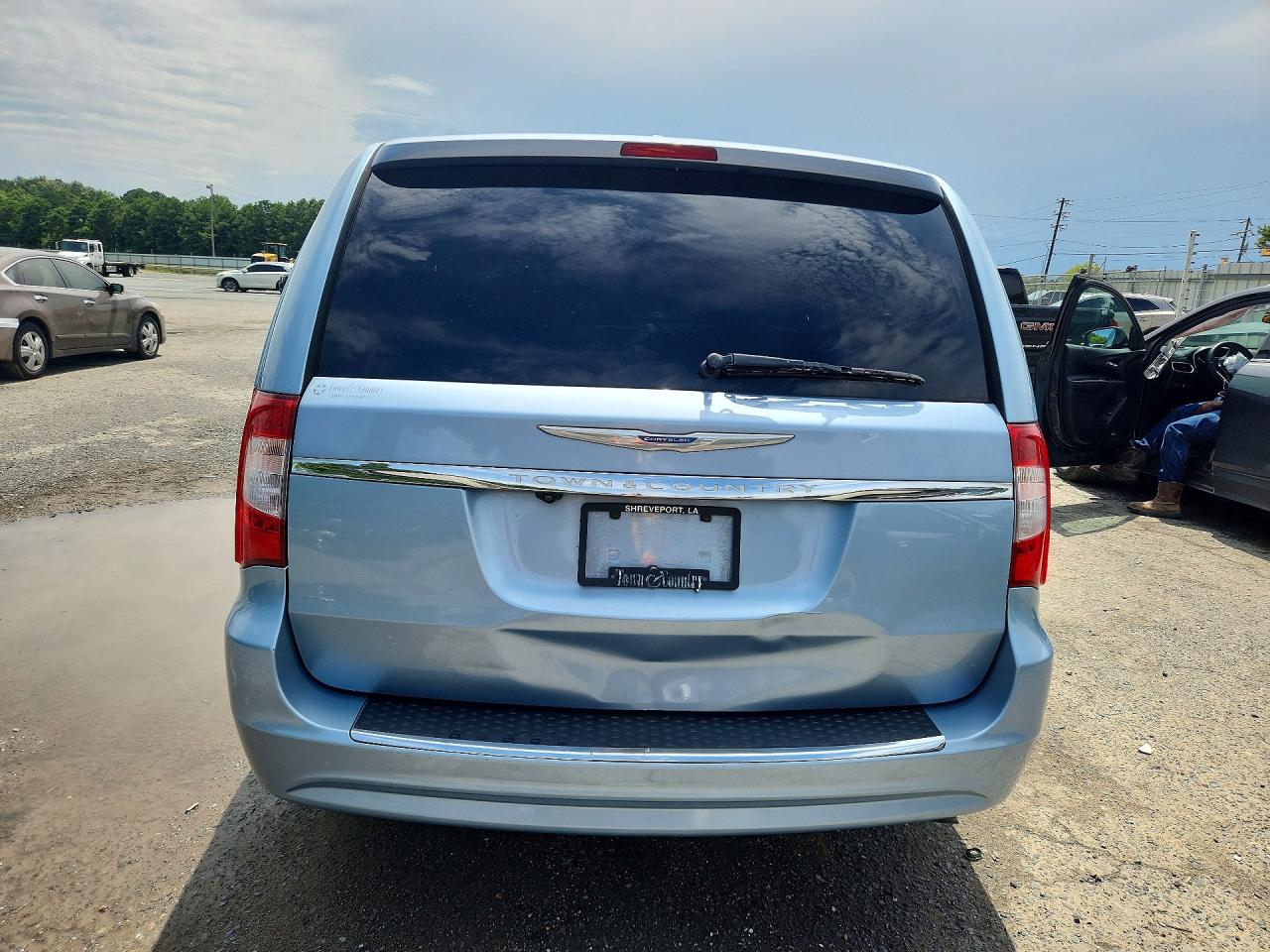 2012 Chrysler Town & Country Touring Blue vin: 2C4RC1BGXCR368758