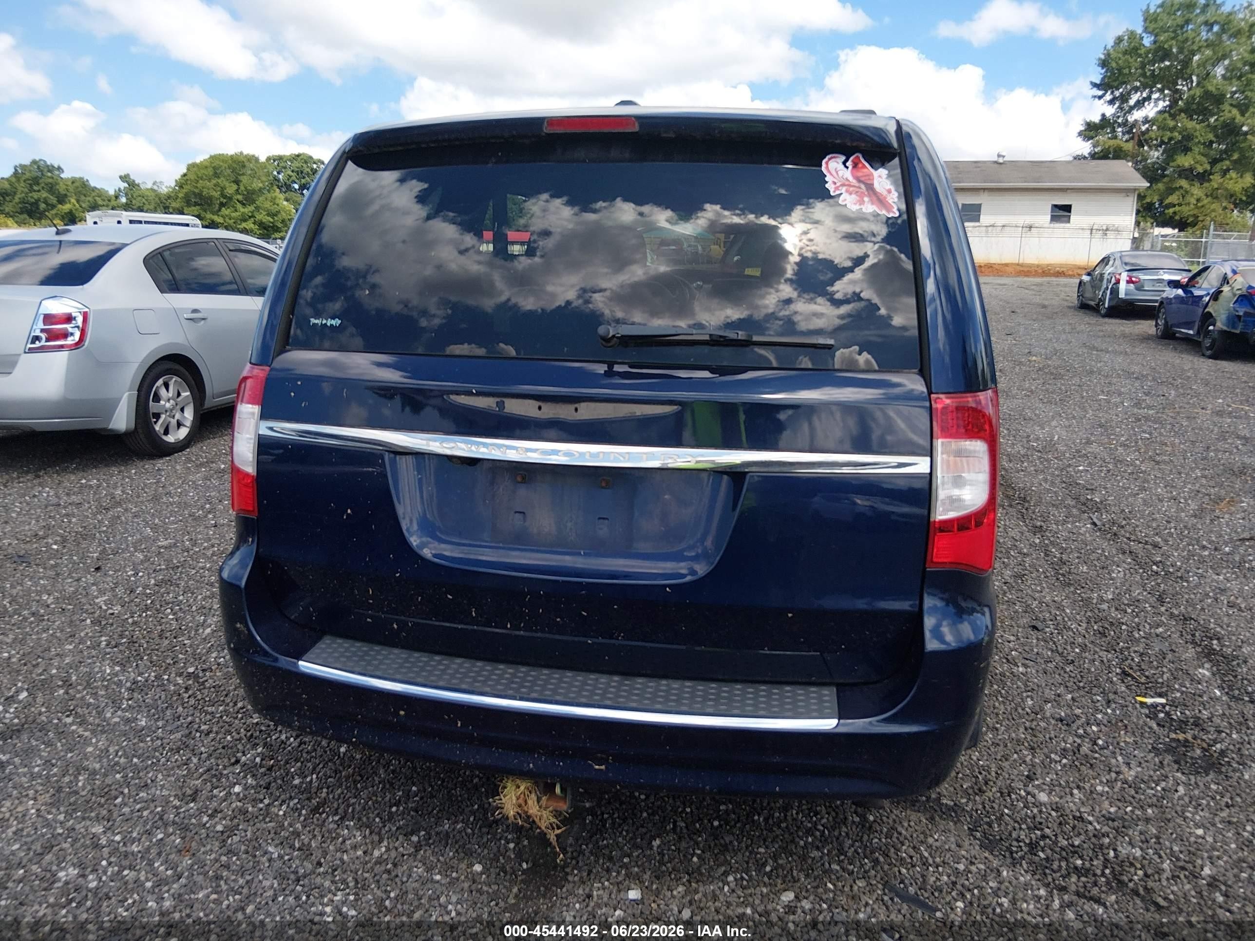 2013 Chrysler Town & Country Touring Blue vin: 2C4RC1BGXDR539462