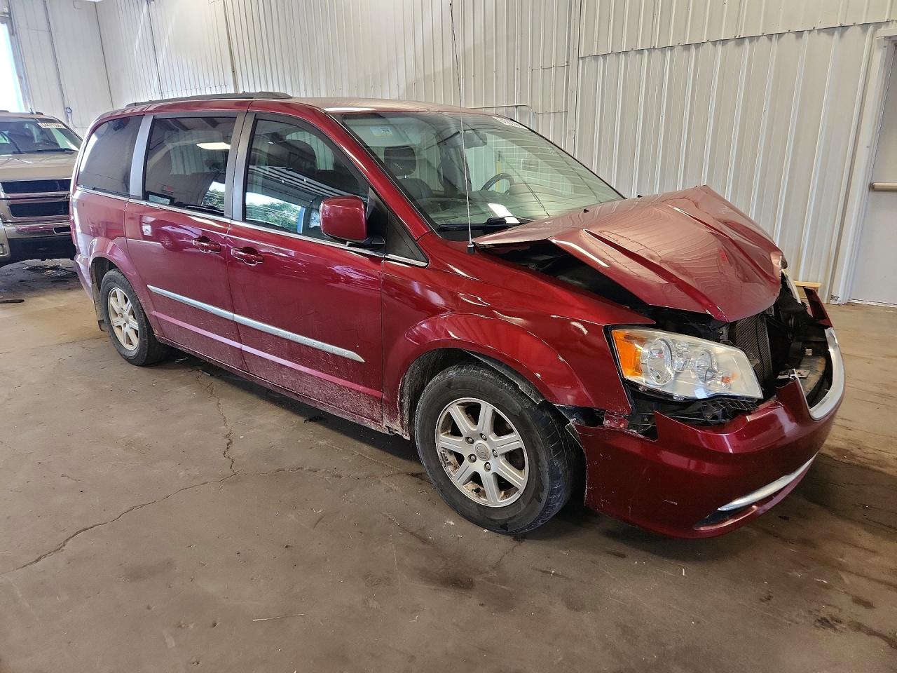 2013 Chrysler Town & Country Touring Красный vin: 2C4RC1BGXDR583137