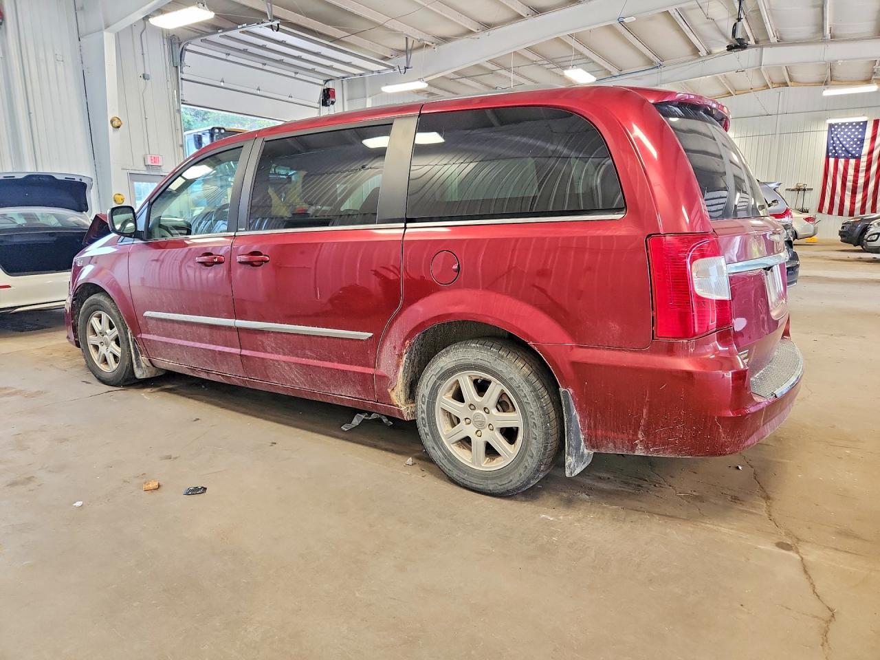 2013 Chrysler Town & Country Touring Красный vin: 2C4RC1BGXDR583137