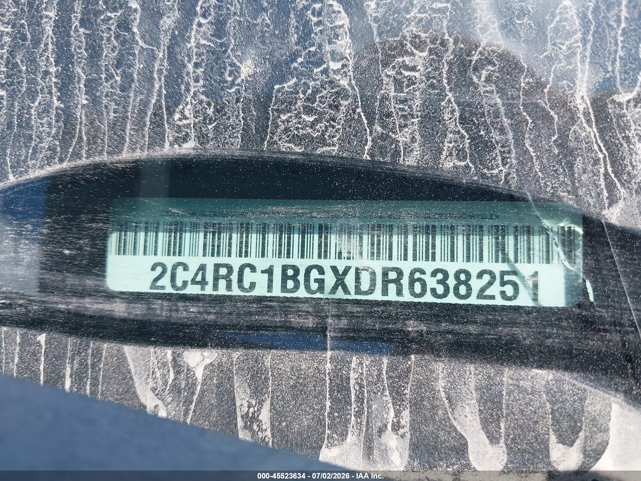 2013 Chrysler Town & Country Touring Черный vin: 2C4RC1BGXDR638251