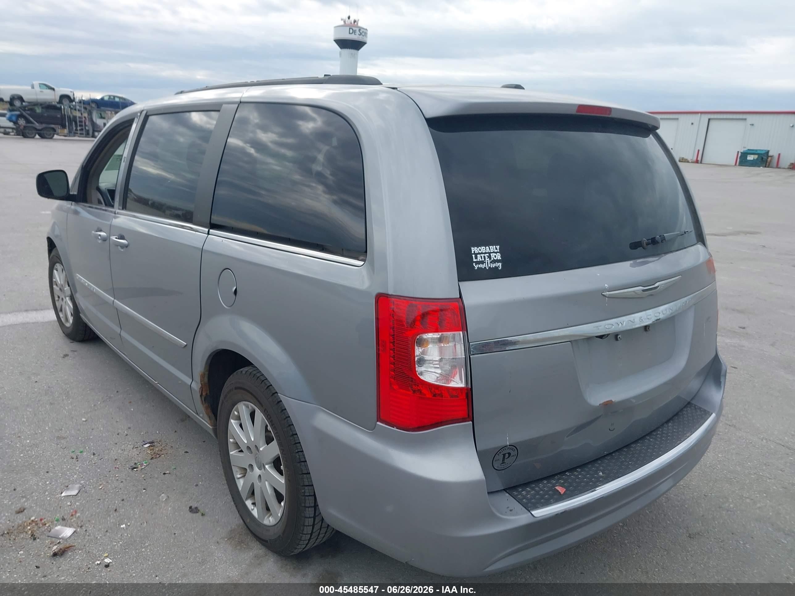 2013 Chrysler Town & Country Touring Silver vin: 2C4RC1BGXDR661173