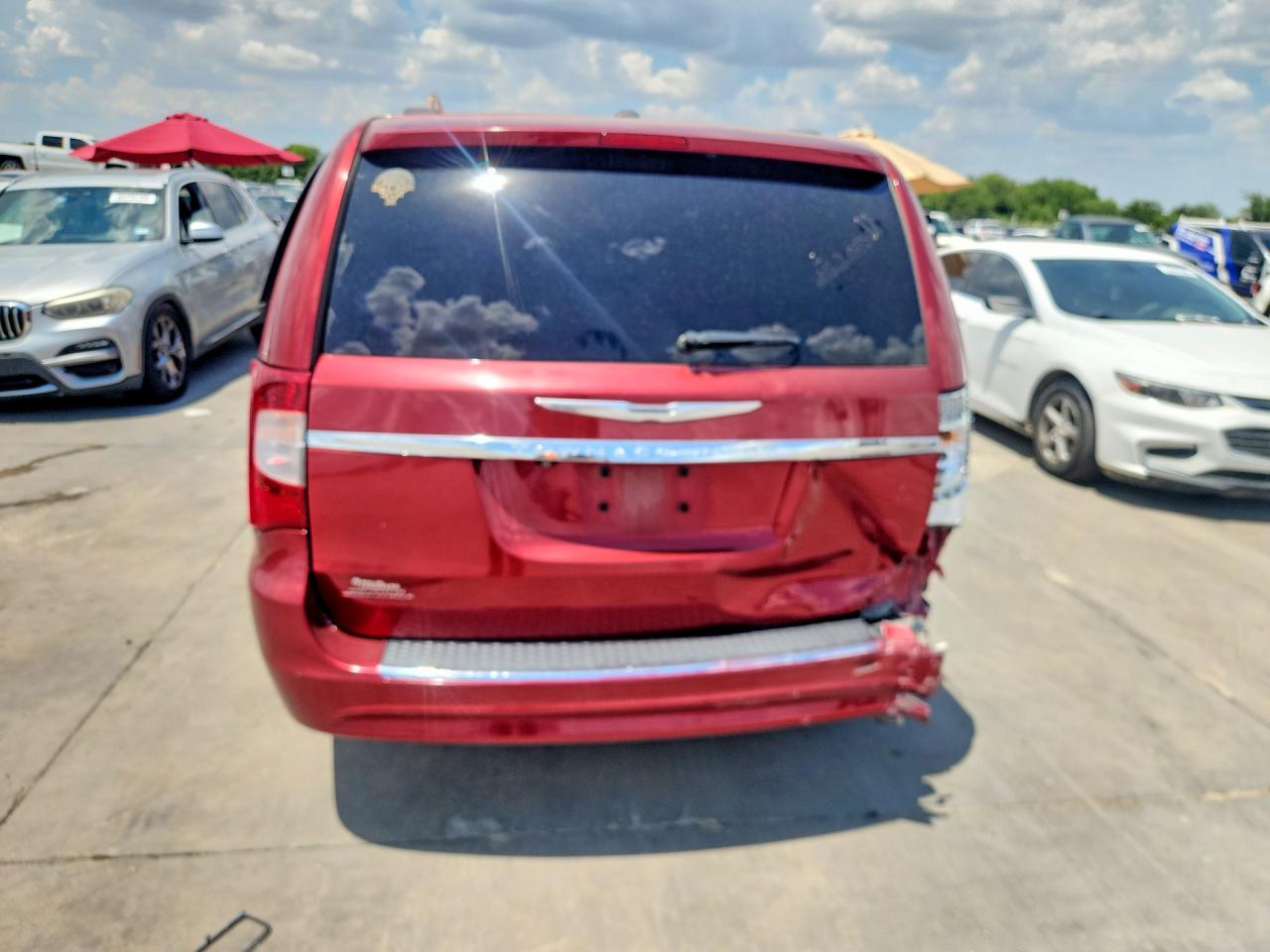 2013 Chrysler Town & Country Touring Темно-бордовый vin: 2C4RC1BGXDR684646