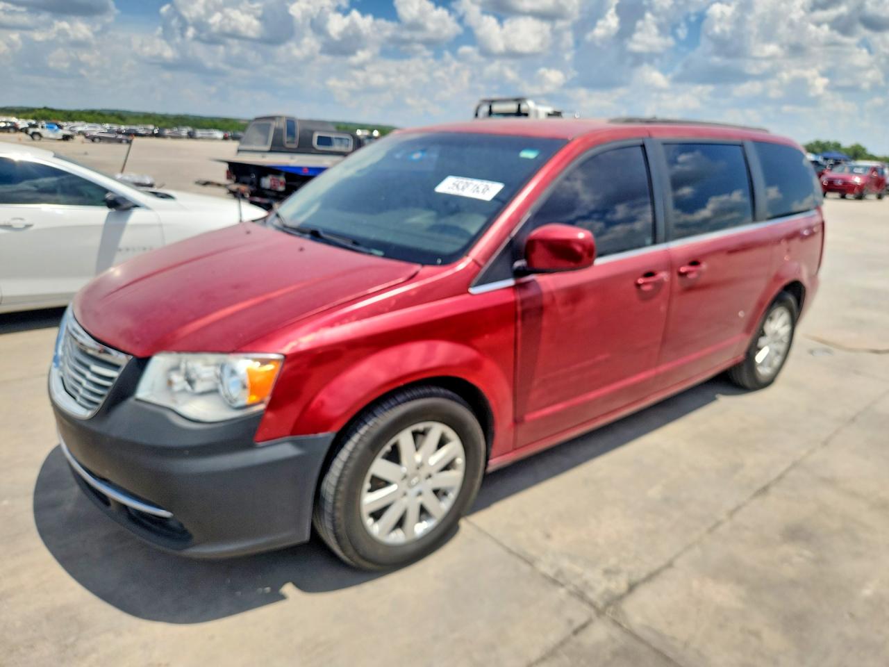 2013 Chrysler Town & Country Touring Maroon vin: 2C4RC1BGXDR684646