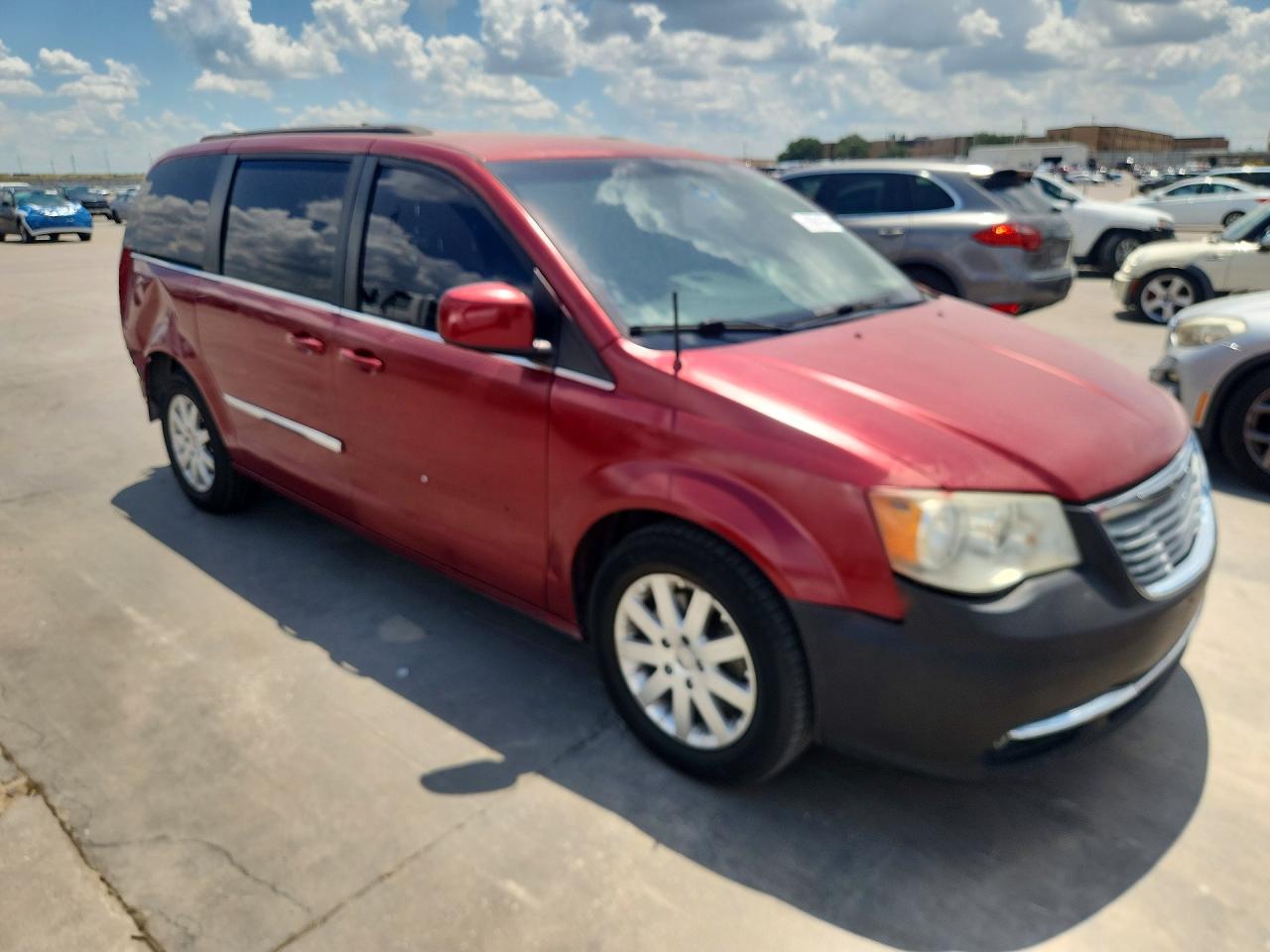 2013 Chrysler Town & Country Touring Темно-бордовый vin: 2C4RC1BGXDR684646