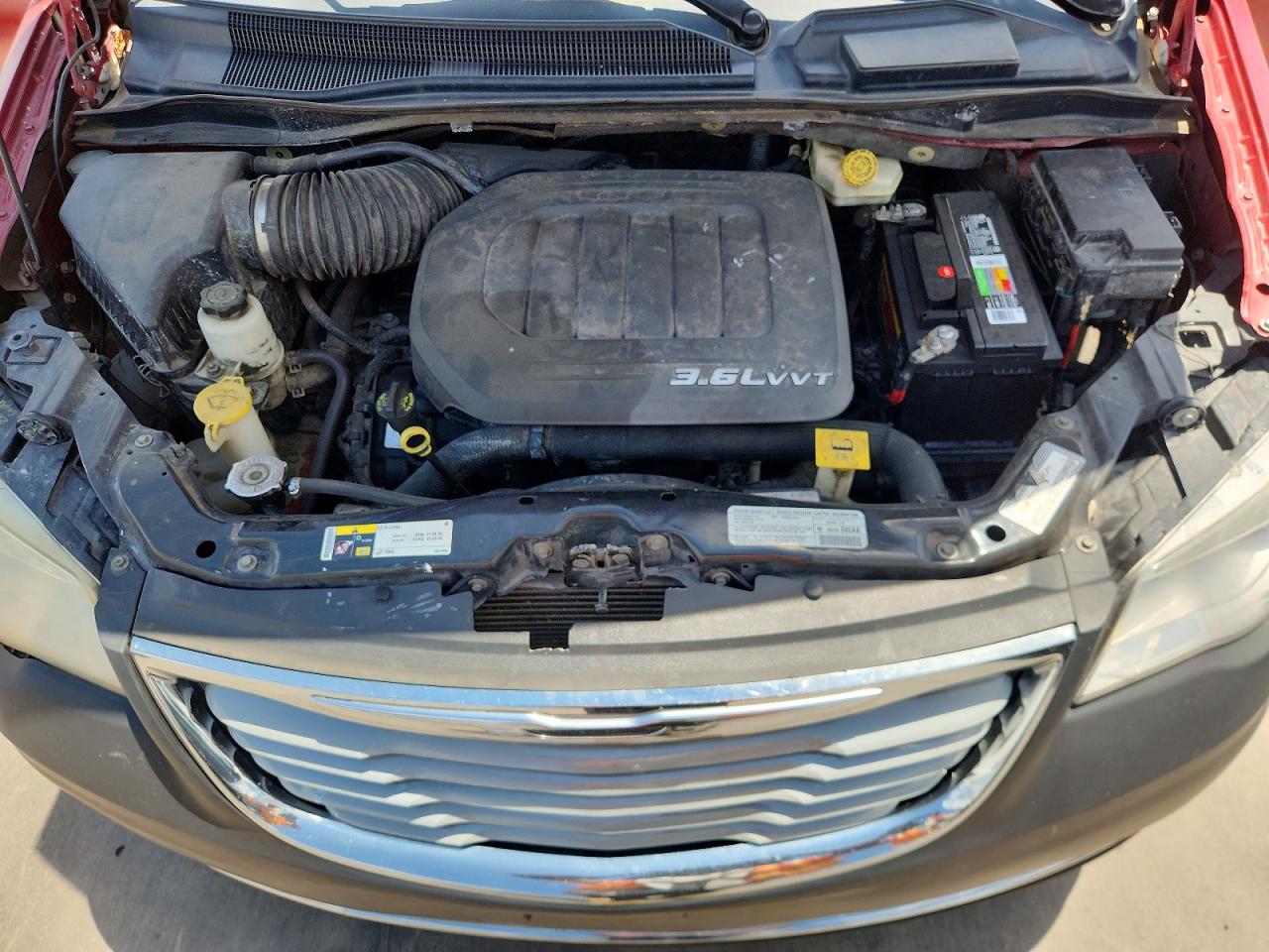 2013 Chrysler Town & Country Touring Темно-бордовый vin: 2C4RC1BGXDR684646