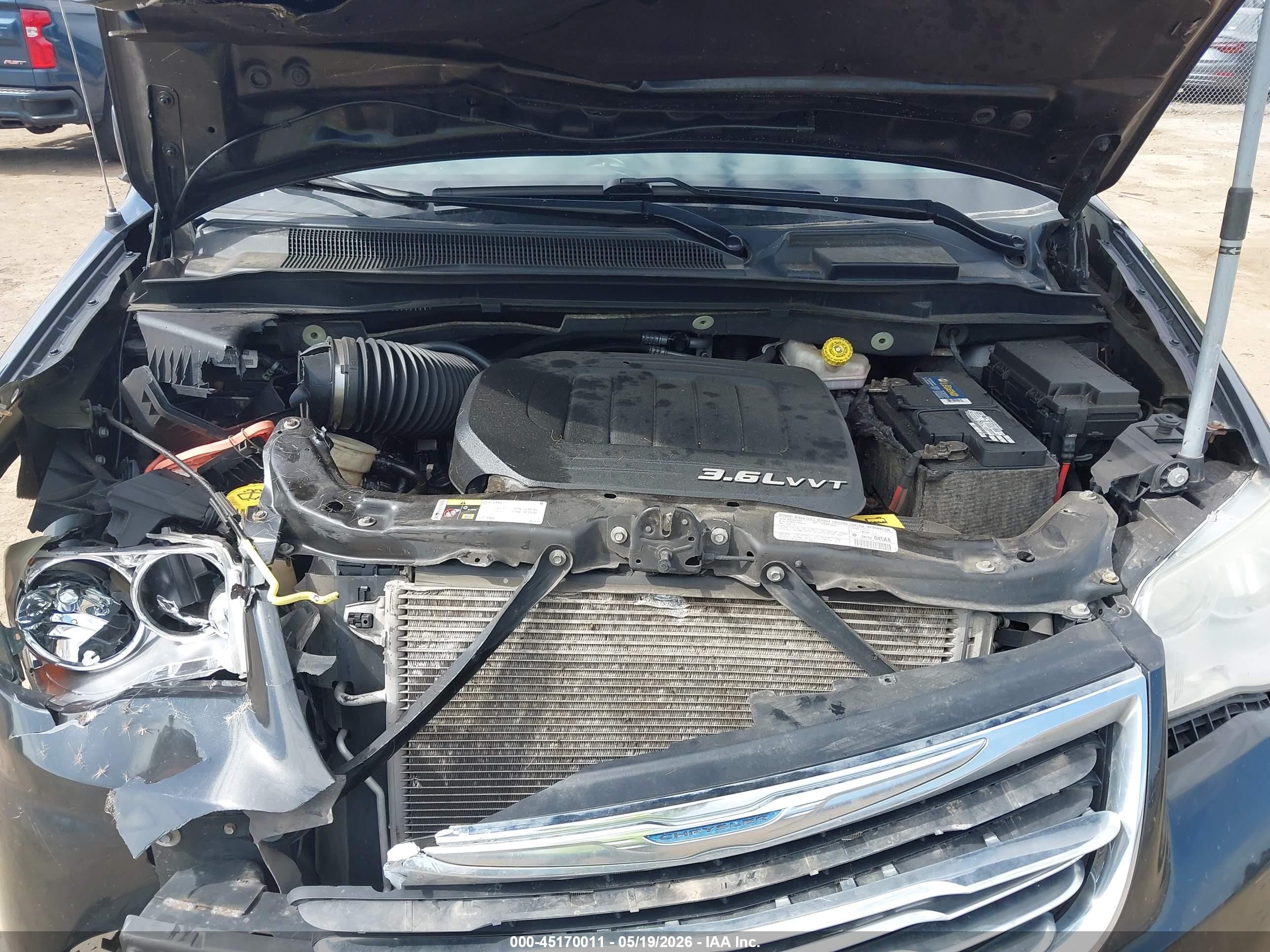 2013 Chrysler Town & Country Touring Black vin: 2C4RC1BGXDR690219
