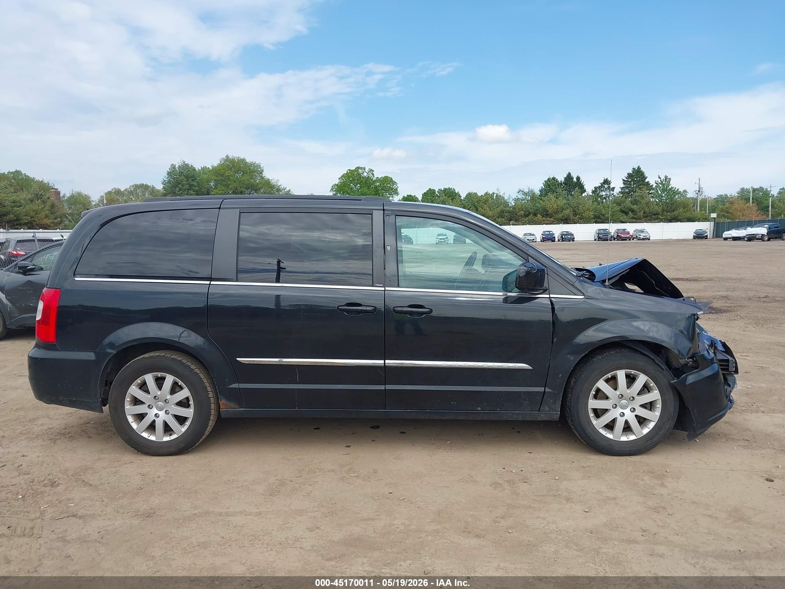 2013 Chrysler Town & Country Touring Black vin: 2C4RC1BGXDR690219