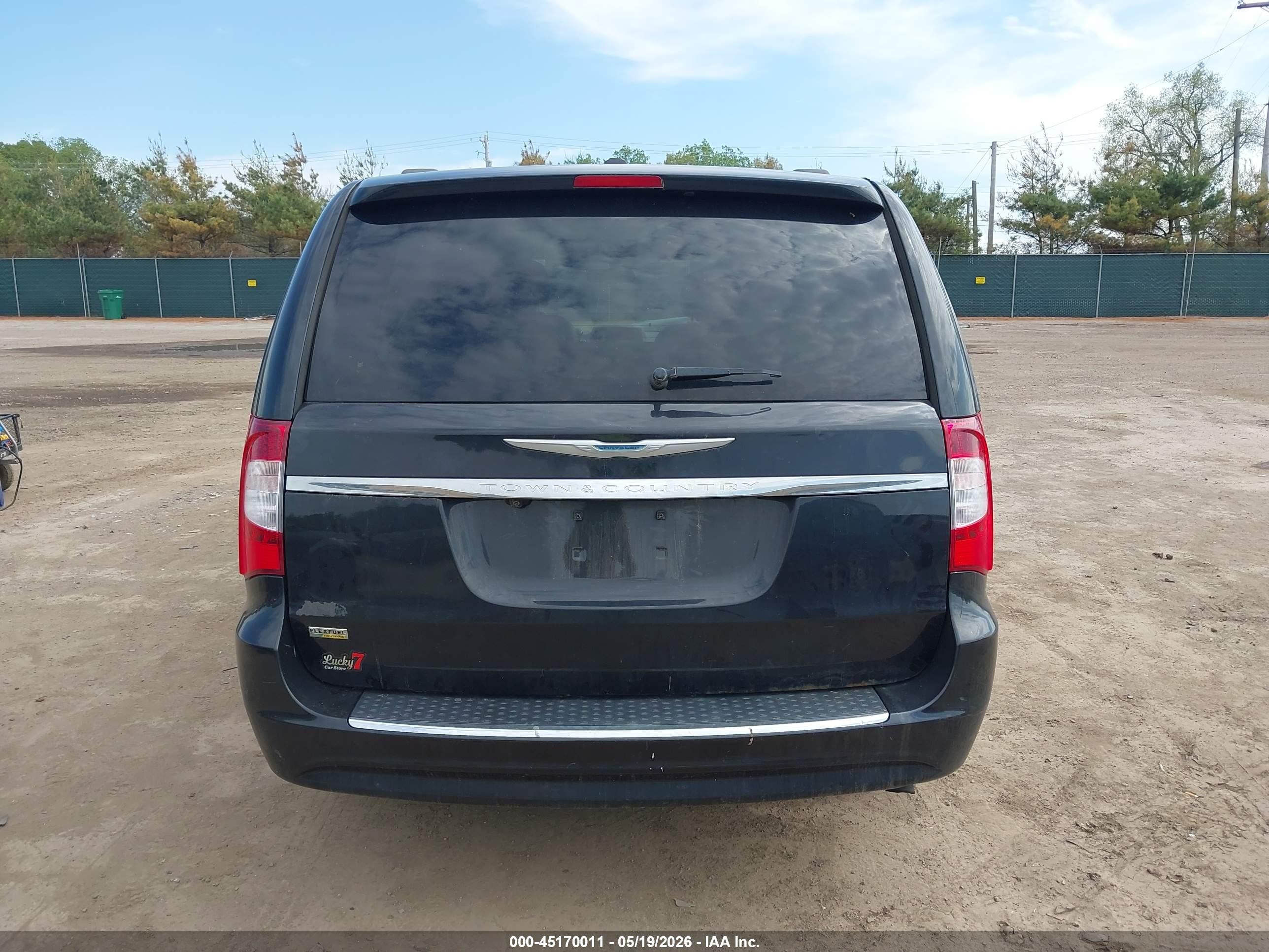 2013 Chrysler Town & Country Touring Black vin: 2C4RC1BGXDR690219