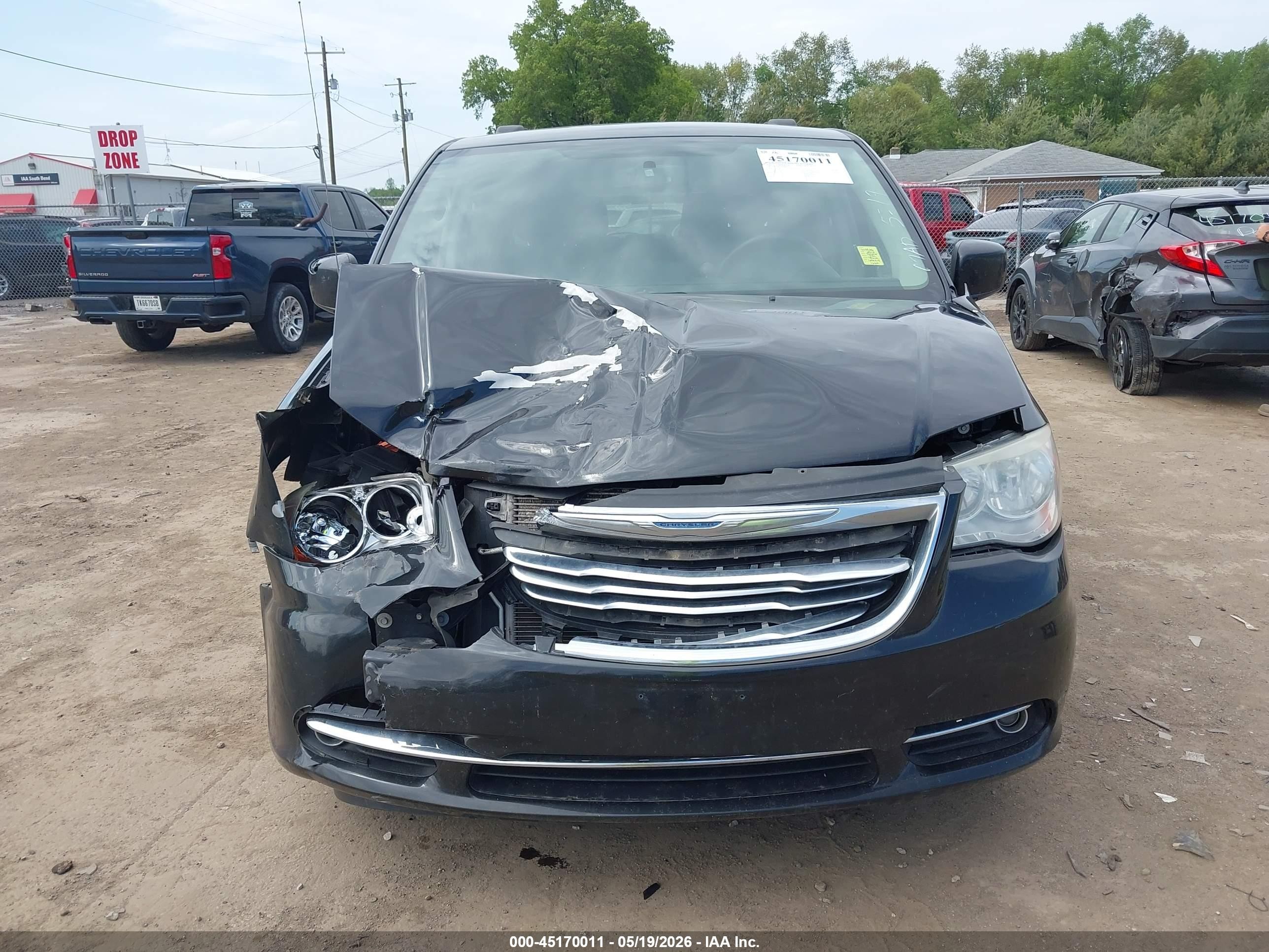 2013 Chrysler Town & Country Touring Black vin: 2C4RC1BGXDR690219