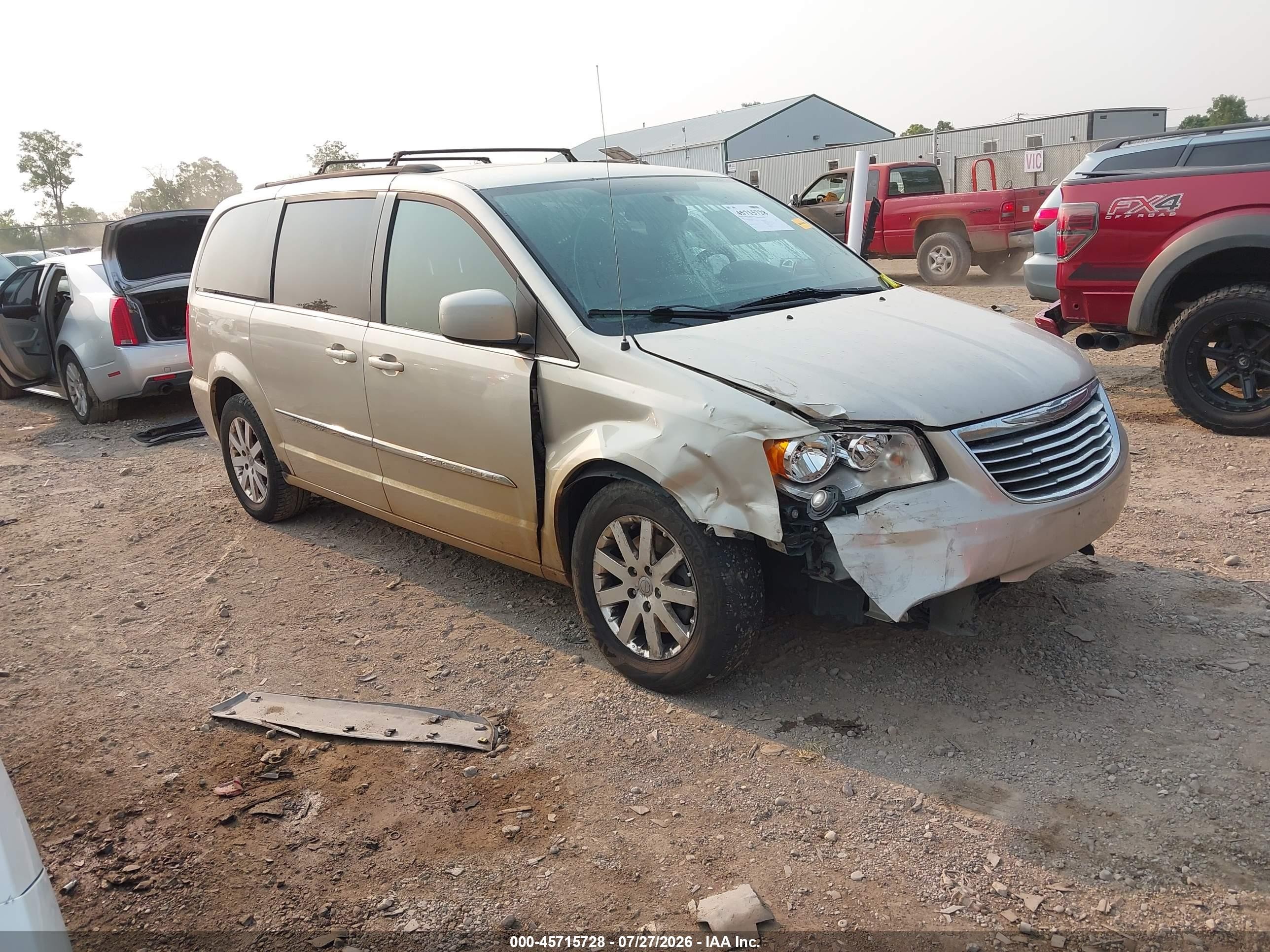 2013 Chrysler Town & Country Touring Gold vin: 2C4RC1BGXDR727236