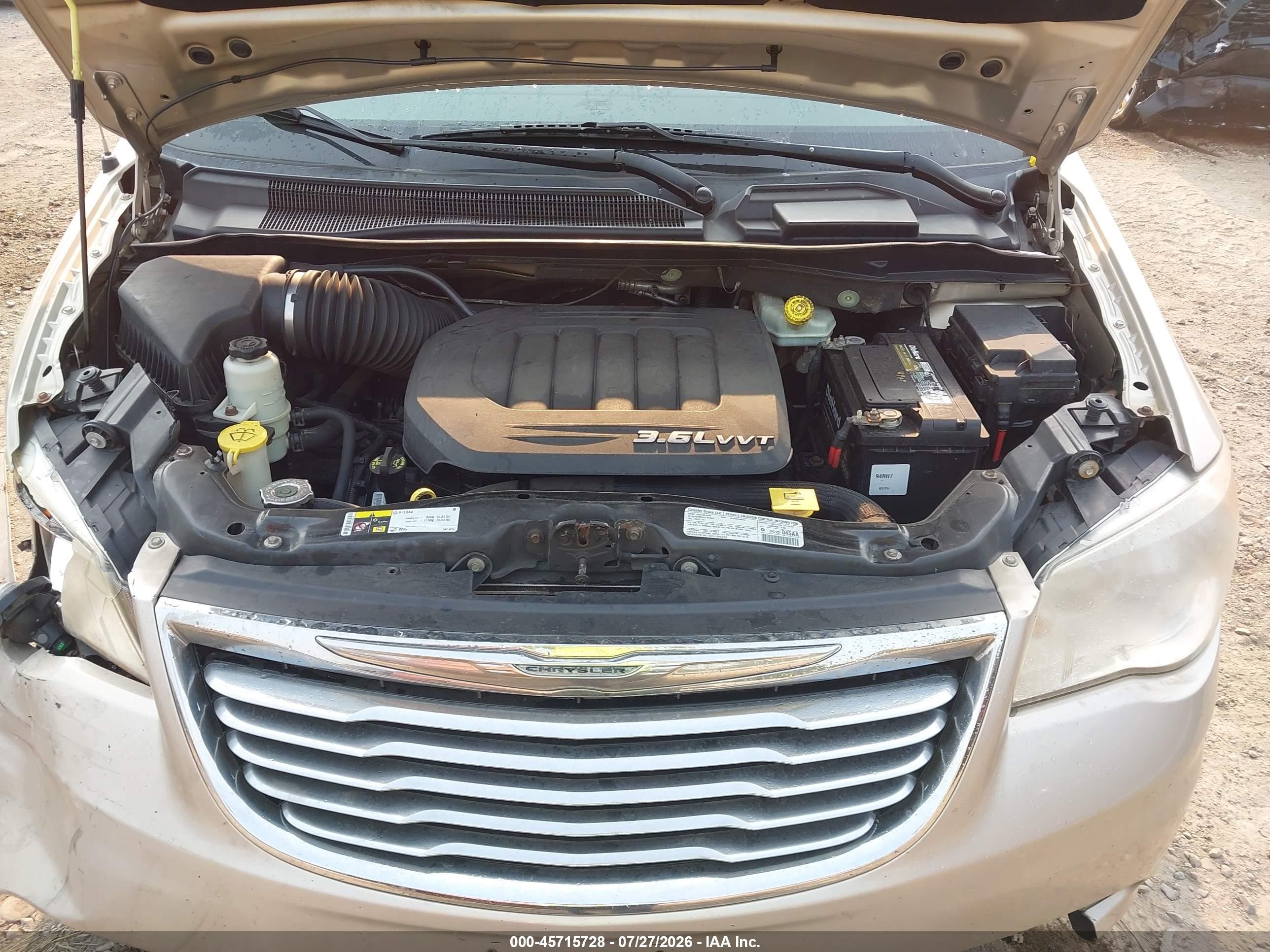 2013 Chrysler Town & Country Touring Gold vin: 2C4RC1BGXDR727236