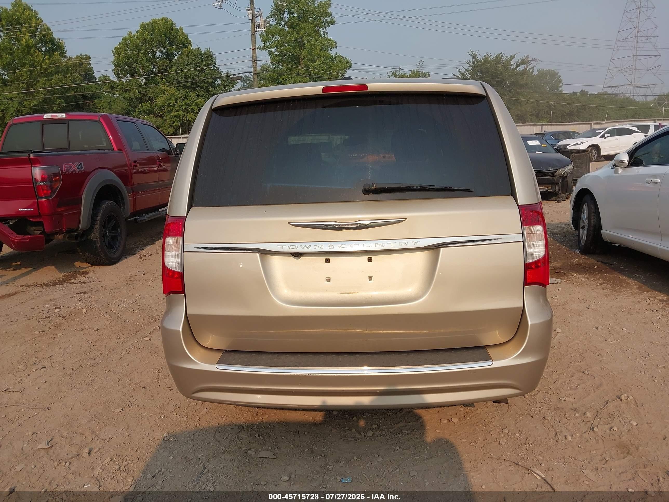 2013 Chrysler Town & Country Touring Gold vin: 2C4RC1BGXDR727236
