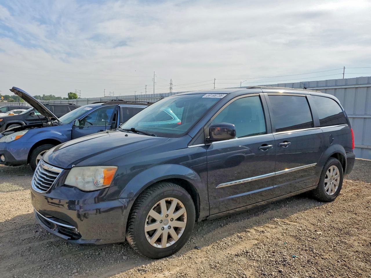 2013 Chrysler Town & Country Touring Gray vin: 2C4RC1BGXDR776470