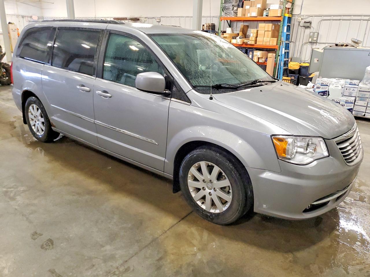 2014 Chrysler Town & Country Touring Gray vin: 2C4RC1BGXER112557