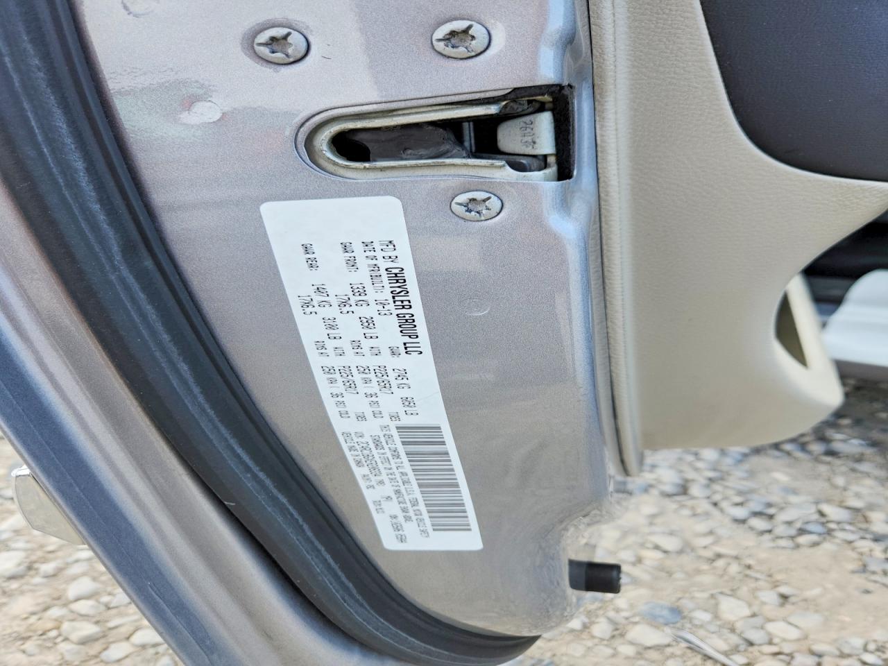 2014 Chrysler Town & Country Touring Silver vin: 2C4RC1BGXER208334