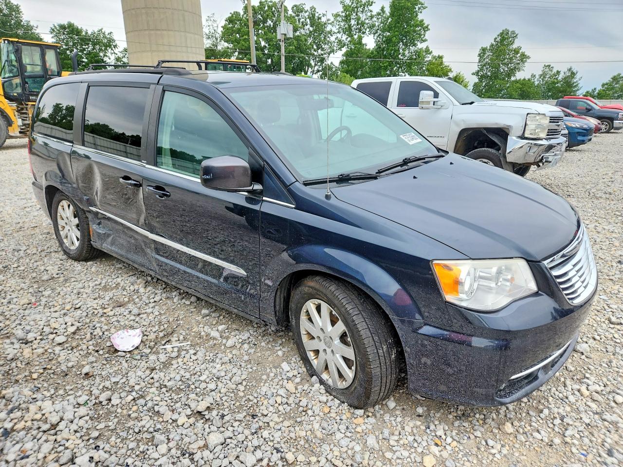 2014 Chrysler Town & Country Touring Gray vin: 2C4RC1BGXER221357
