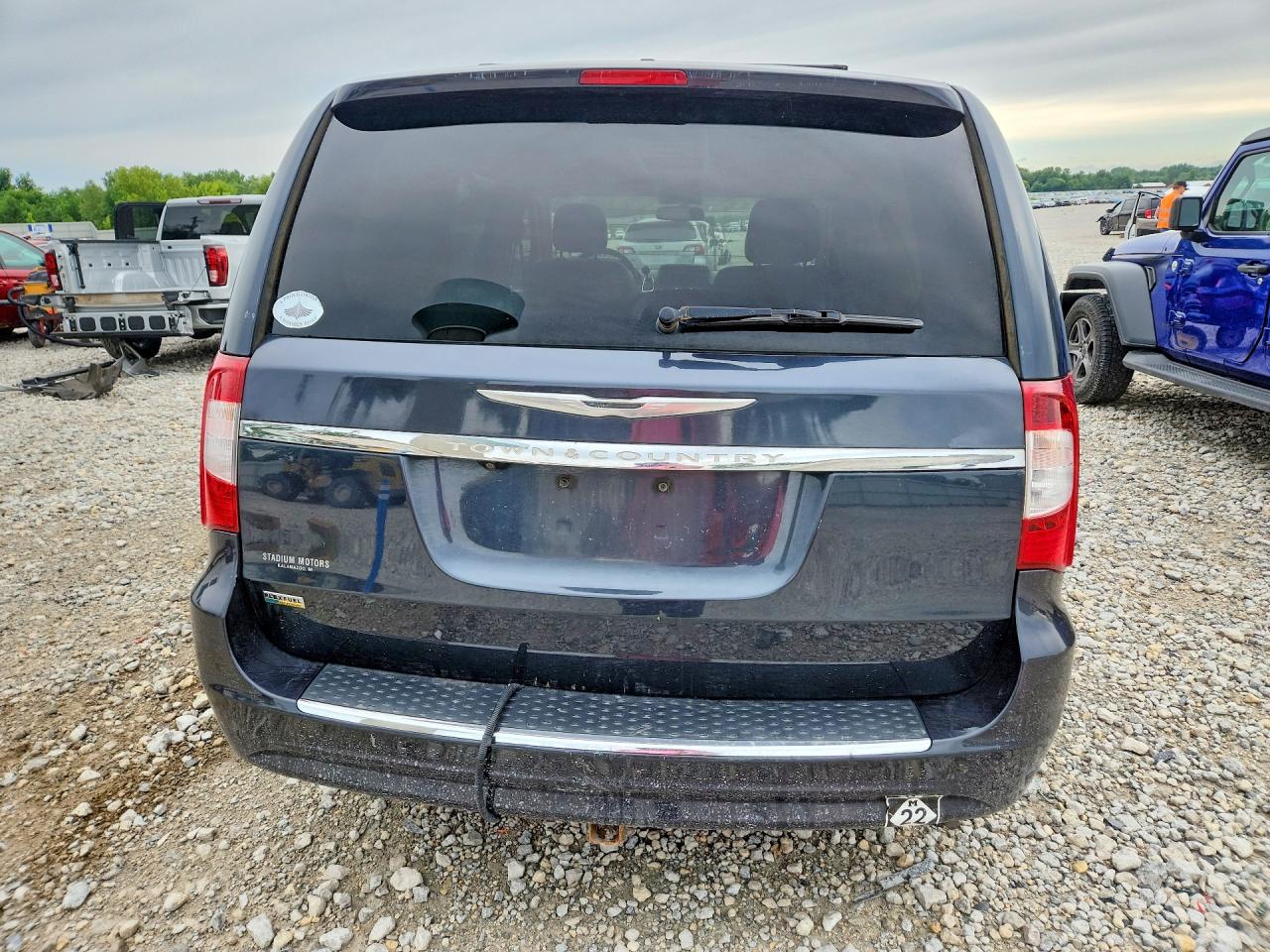 2014 Chrysler Town & Country Touring Gray vin: 2C4RC1BGXER221357