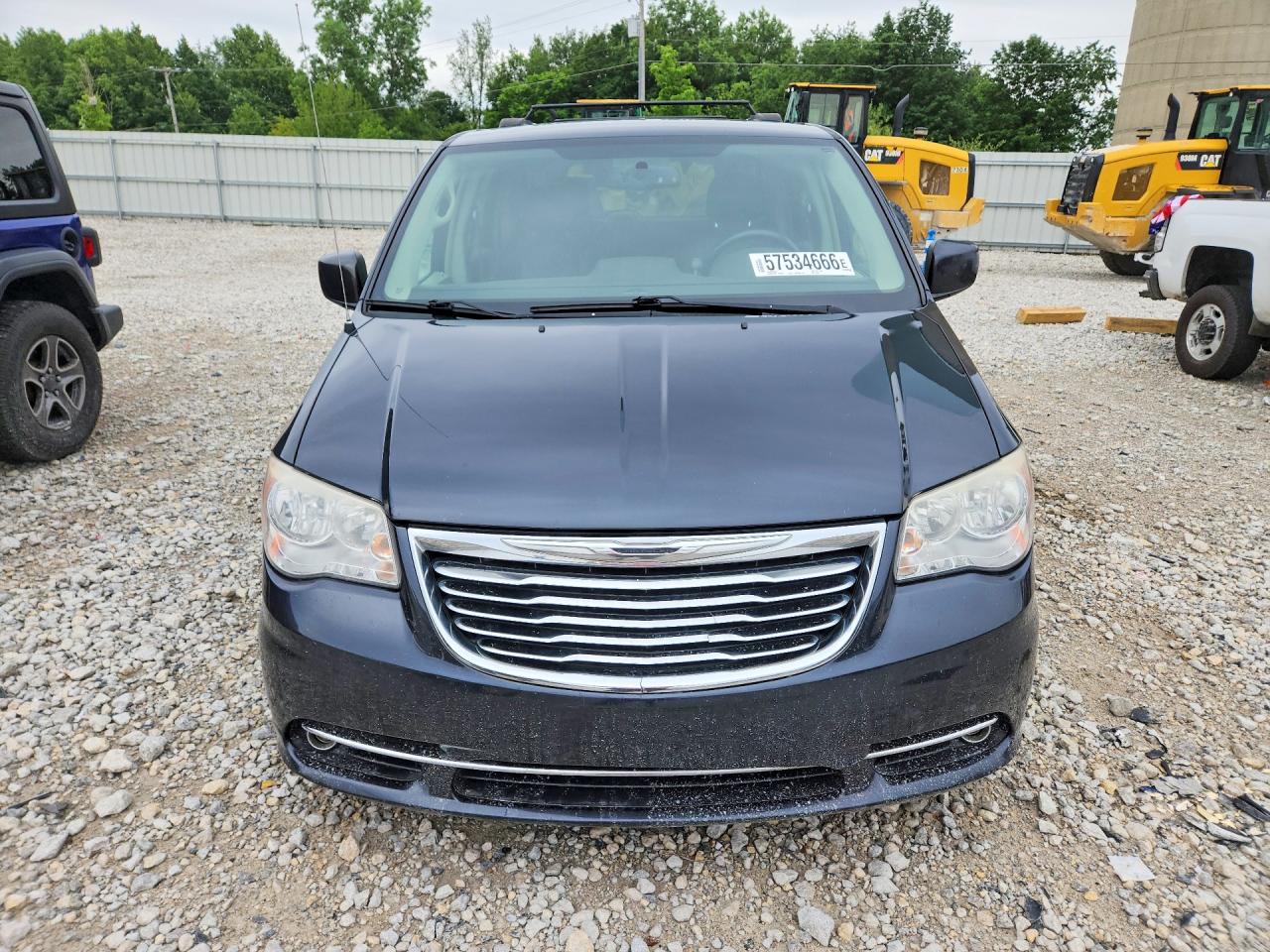 2014 Chrysler Town & Country Touring Gray vin: 2C4RC1BGXER221357