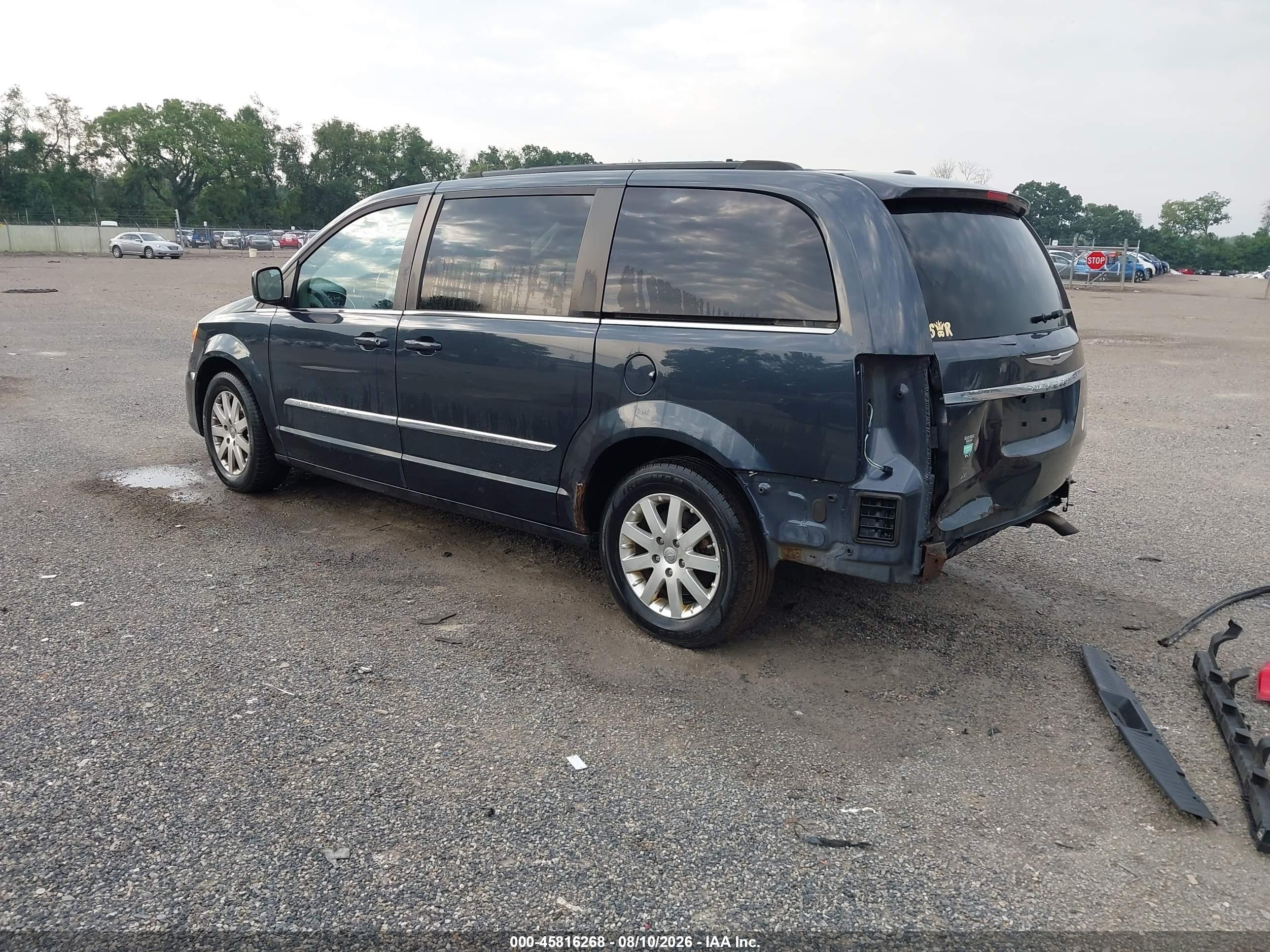 2014 Chrysler Town & Country Touring Black vin: 2C4RC1BGXER233928