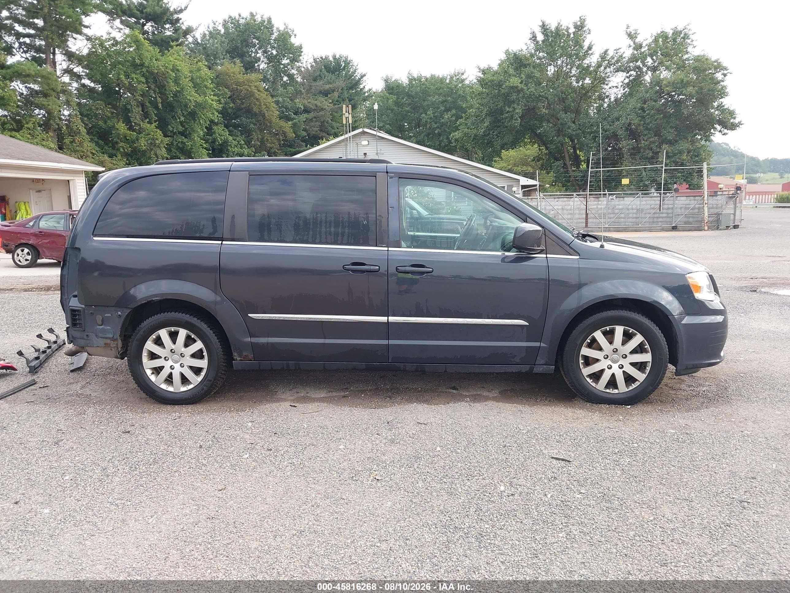 2014 Chrysler Town & Country Touring Black vin: 2C4RC1BGXER233928