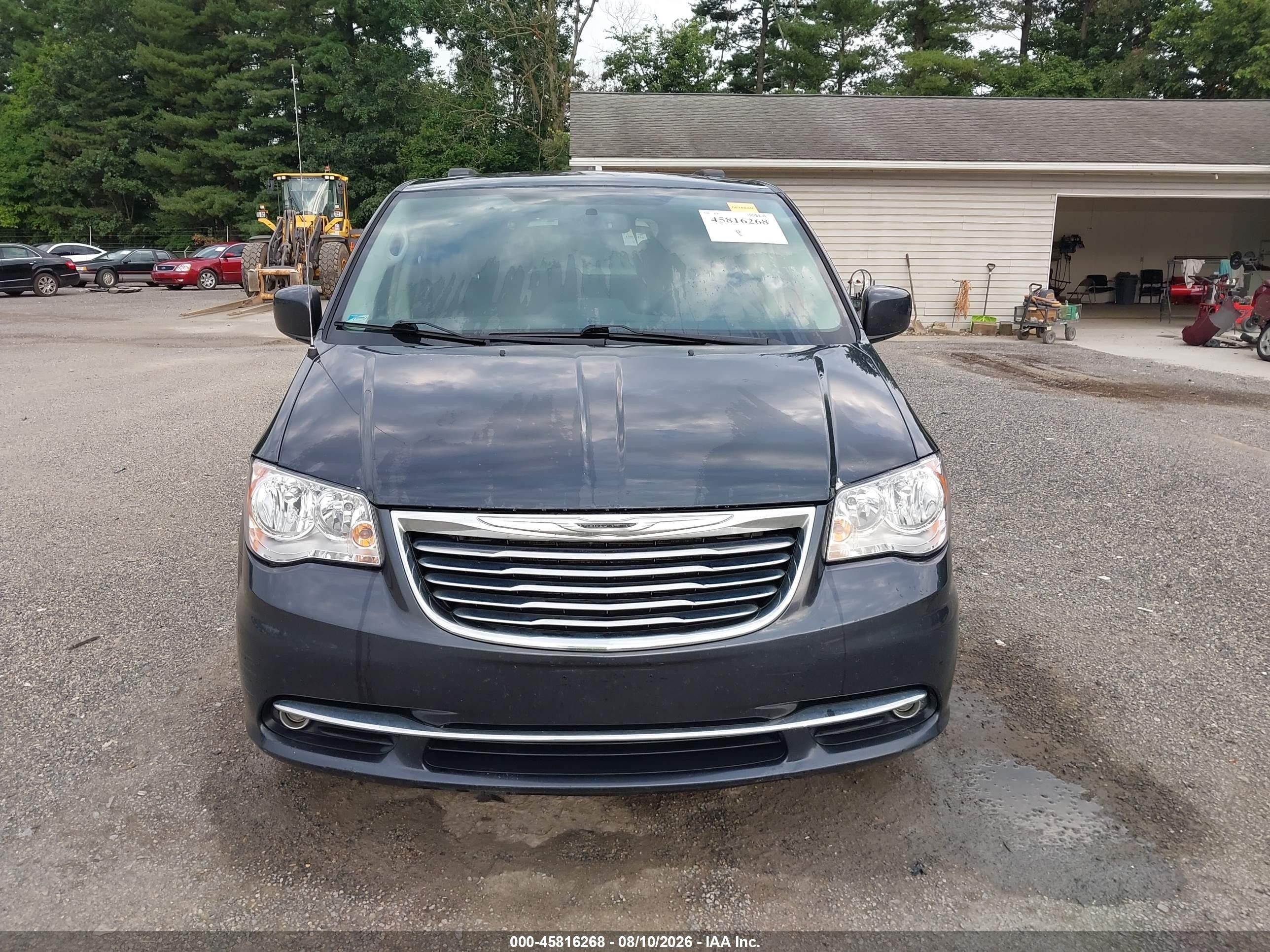 2014 Chrysler Town & Country Touring Black vin: 2C4RC1BGXER233928