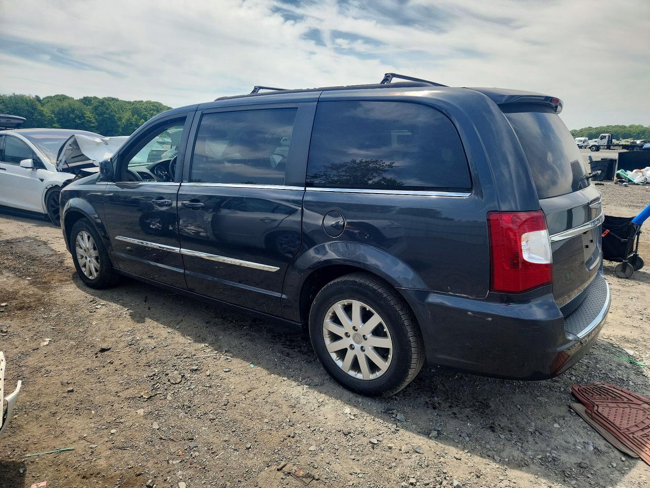 2014 Chrysler Town & Country Touring Gray vin: 2C4RC1BGXER256903