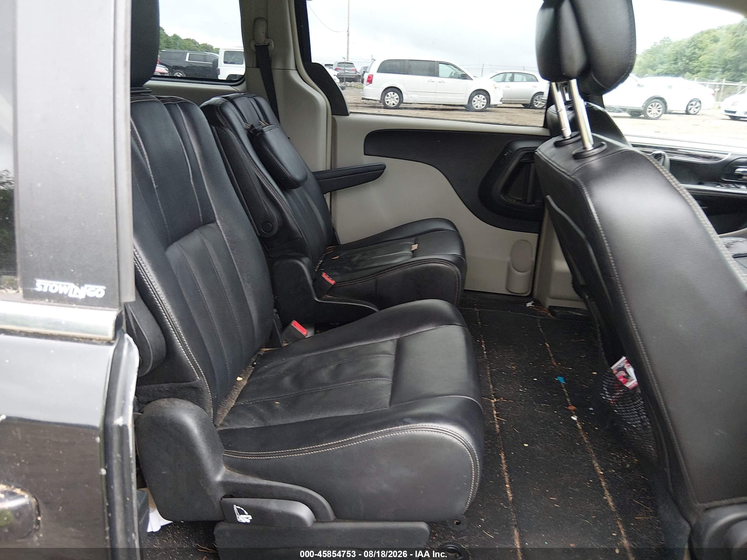2014 Chrysler Town & Country Touring Черный vin: 2C4RC1BGXER326870