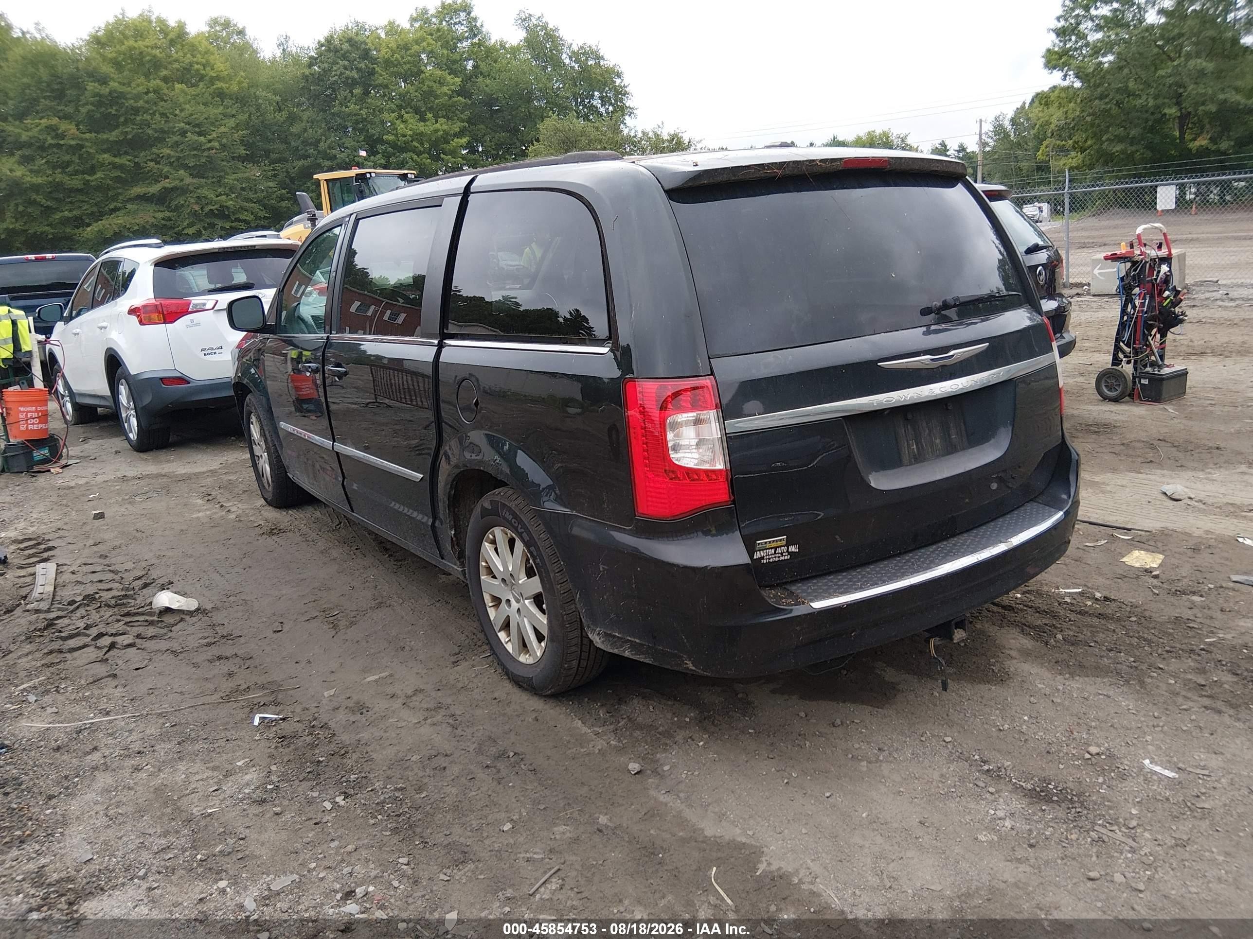 2014 Chrysler Town & Country Touring Черный vin: 2C4RC1BGXER326870