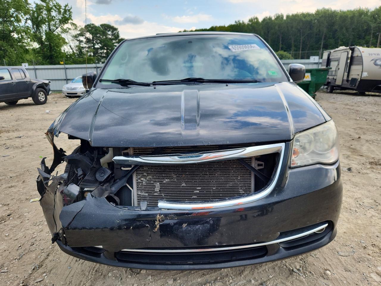 2014 Chrysler Town & Country Touring Черный vin: 2C4RC1BGXER368360