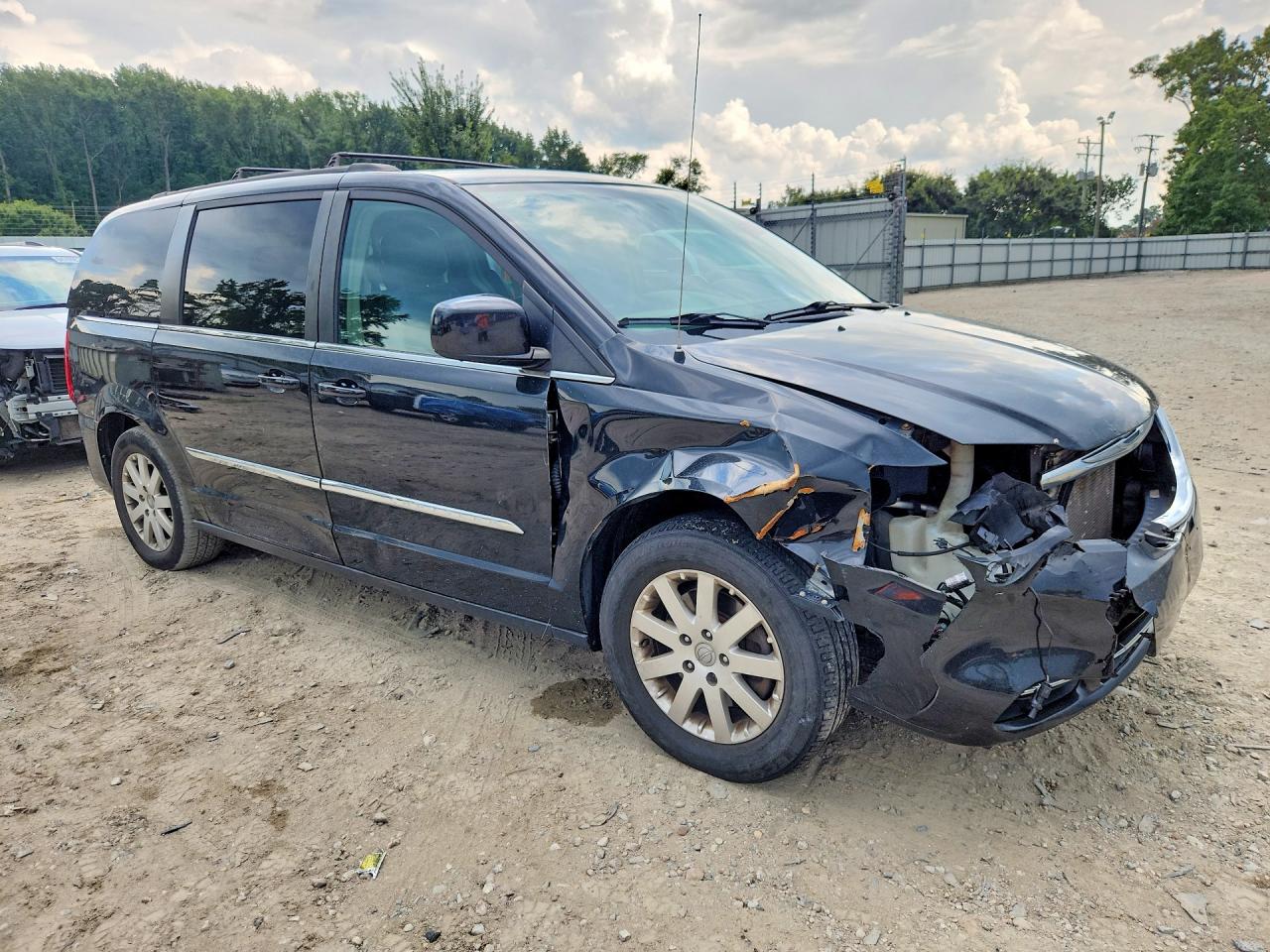 2014 Chrysler Town & Country Touring Черный vin: 2C4RC1BGXER368360