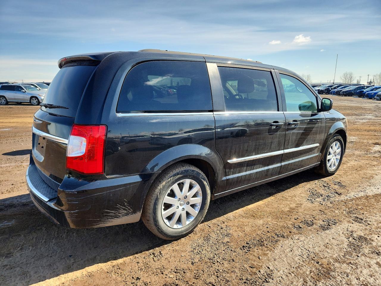 2014 Chrysler Town & Country Touring Black vin: 2C4RC1BGXER386308