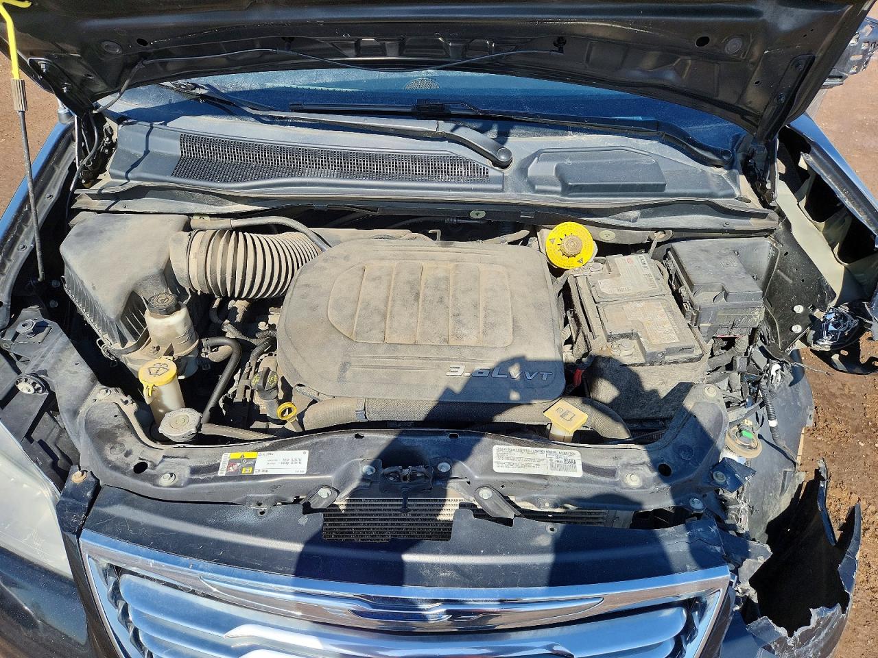 2014 Chrysler Town & Country Touring Black vin: 2C4RC1BGXER386308