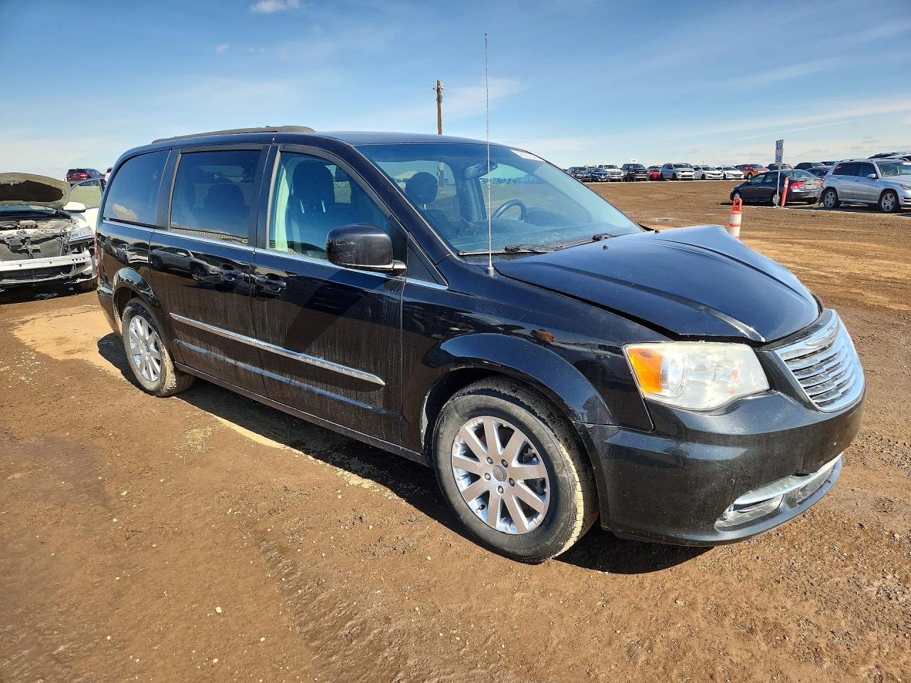 2014 Chrysler Town & Country Touring Black vin: 2C4RC1BGXER386308