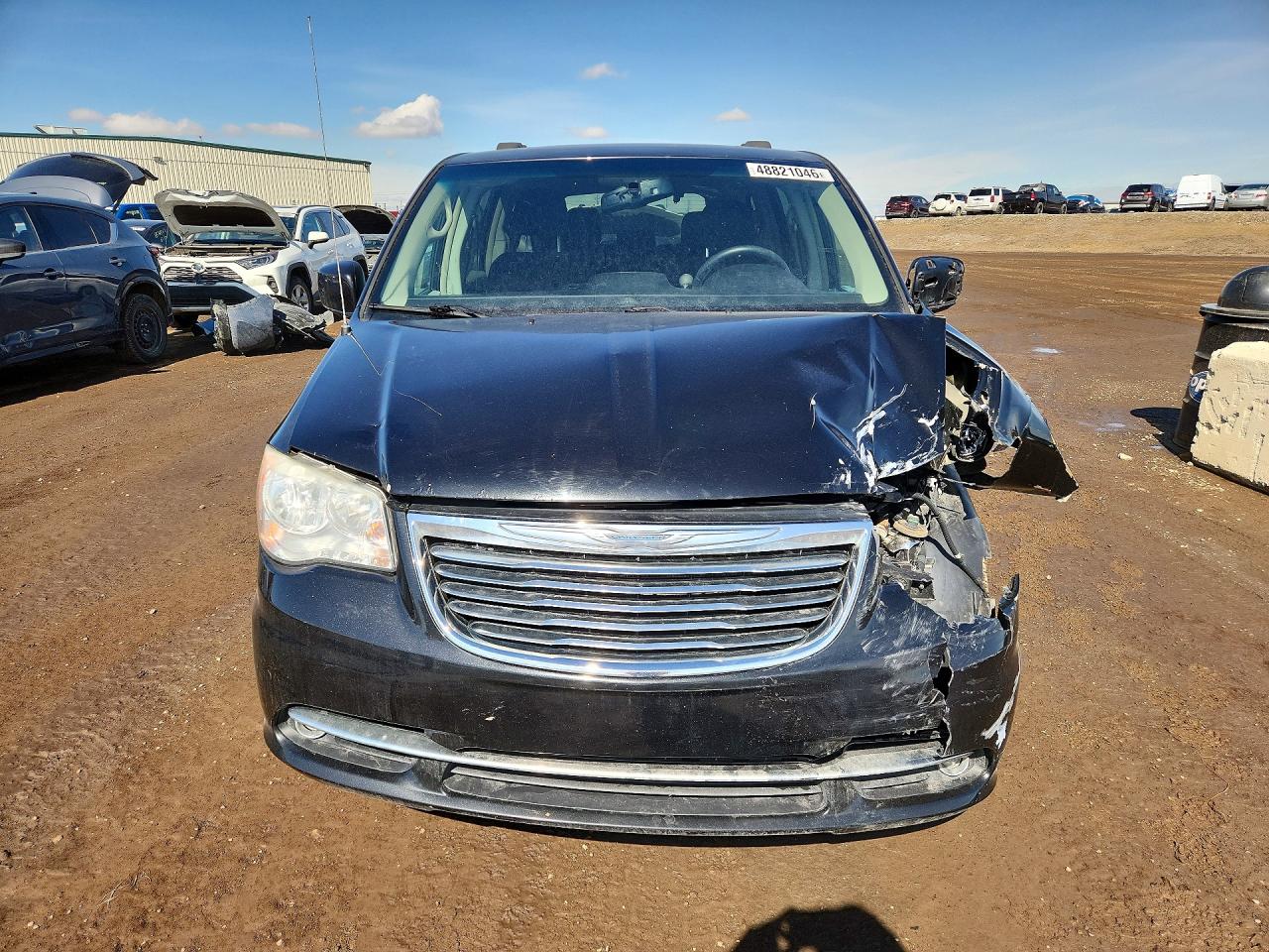 2014 Chrysler Town & Country Touring Black vin: 2C4RC1BGXER386308