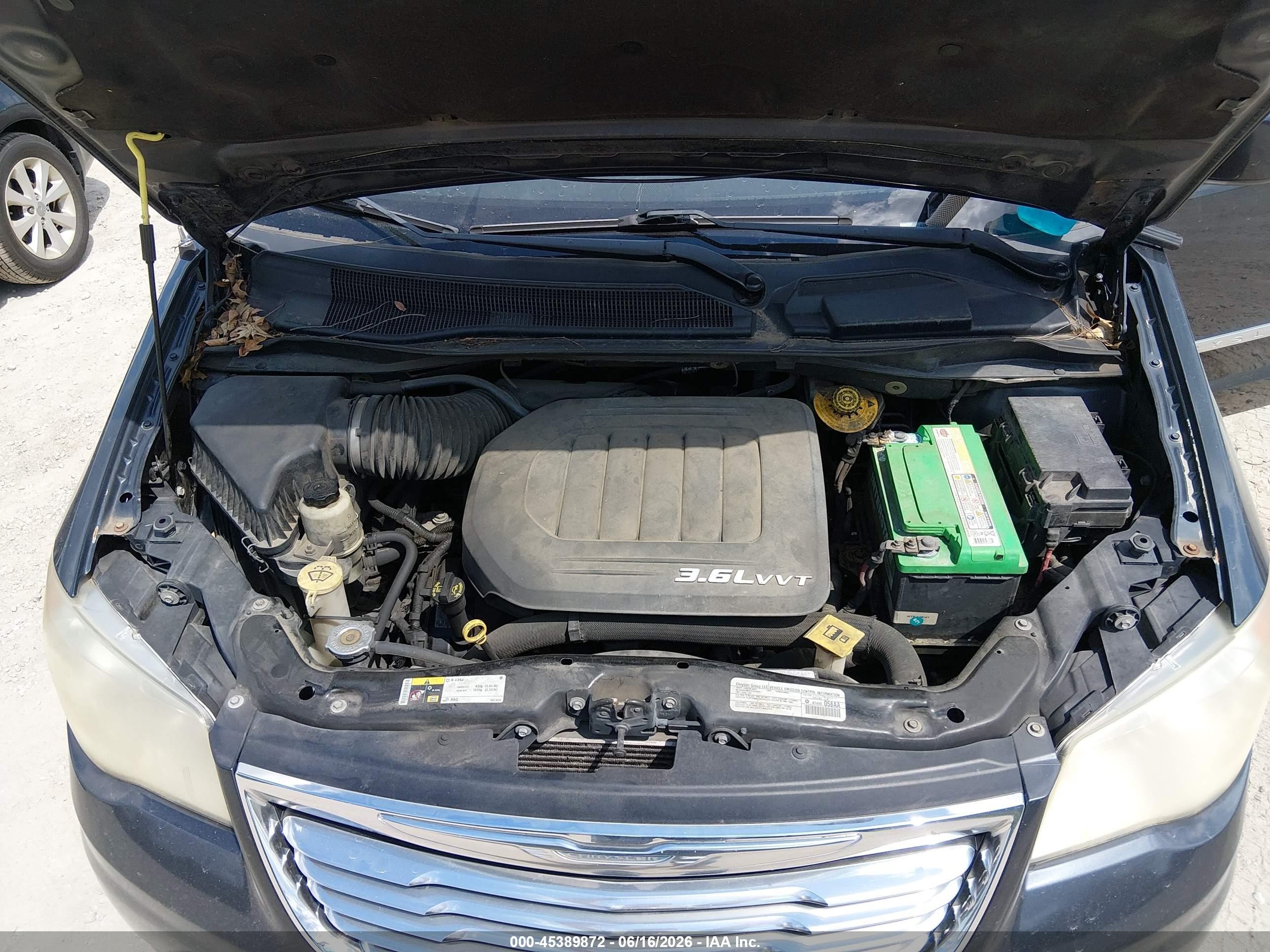 2014 Chrysler Town & Country Touring Серый vin: 2C4RC1BGXER397924