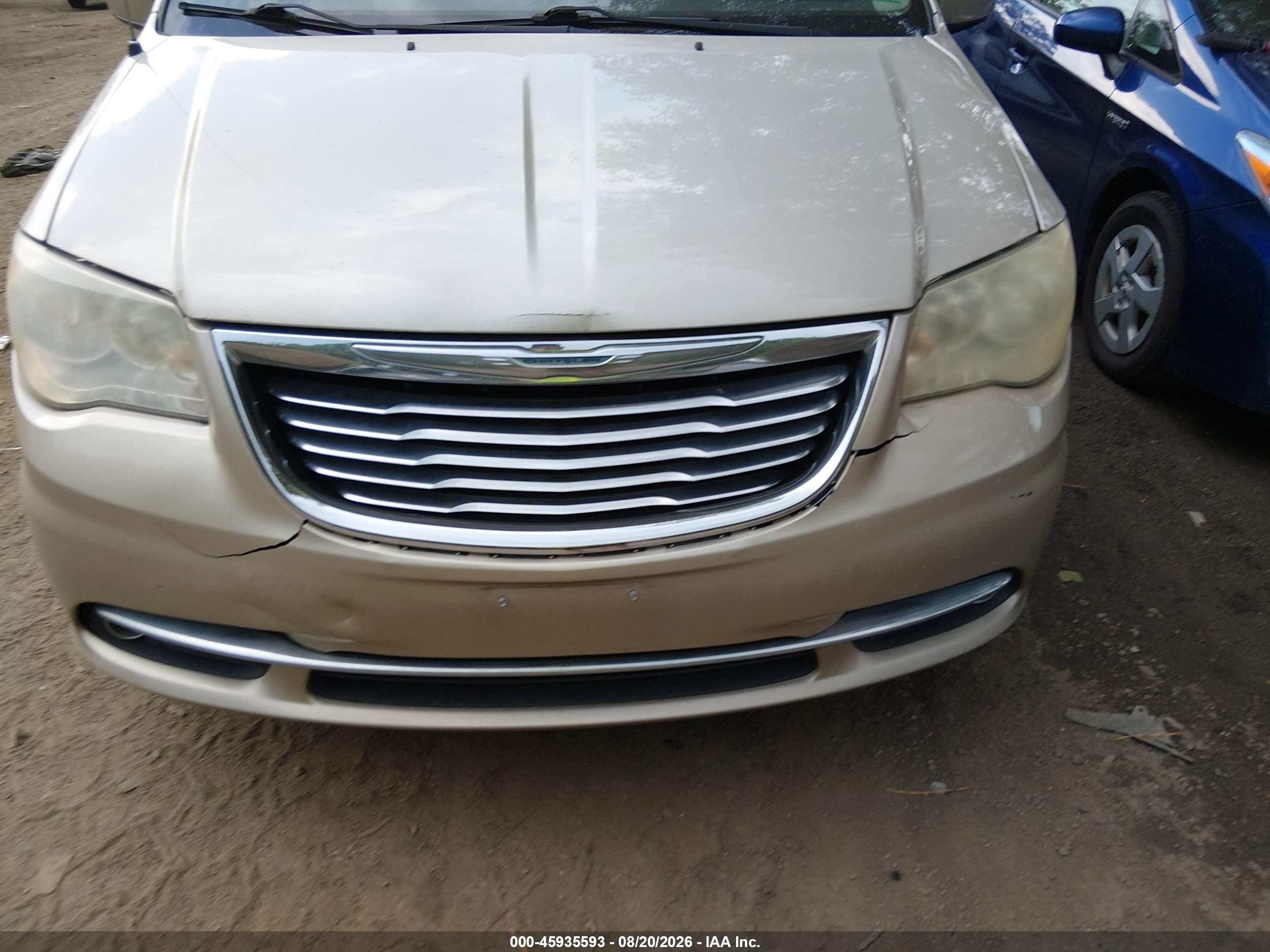 2014 Chrysler Town & Country Touring Tan vin: 2C4RC1BGXER440755
