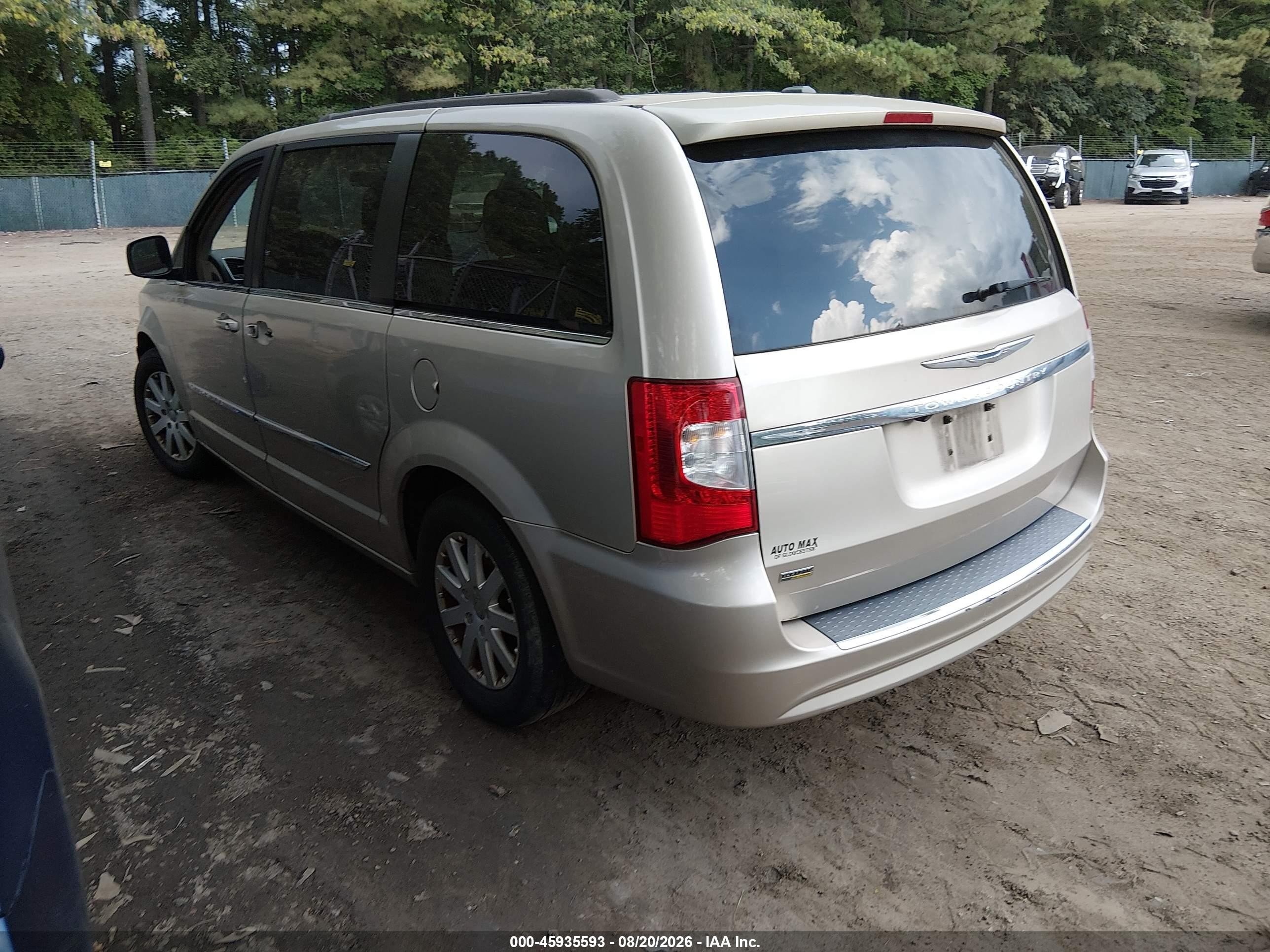 2014 Chrysler Town & Country Touring Tan vin: 2C4RC1BGXER440755