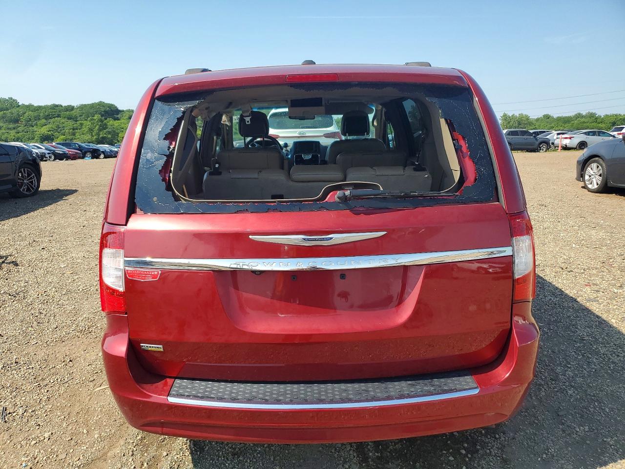 2015 Chrysler Town & Country Touring Burgundy vin: 2C4RC1BGXFR552439