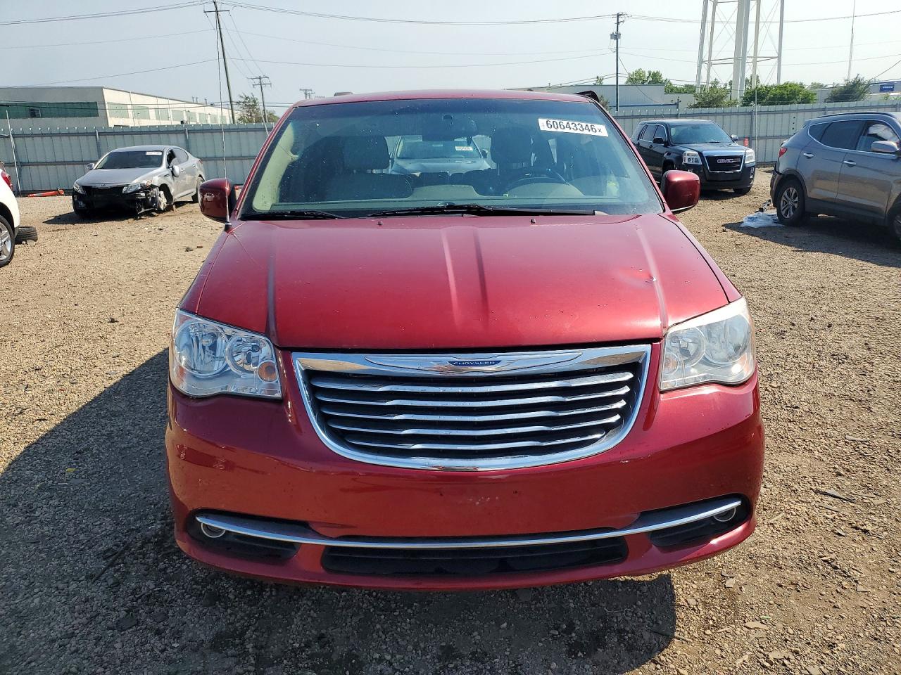 2015 Chrysler Town & Country Touring Burgundy vin: 2C4RC1BGXFR552439