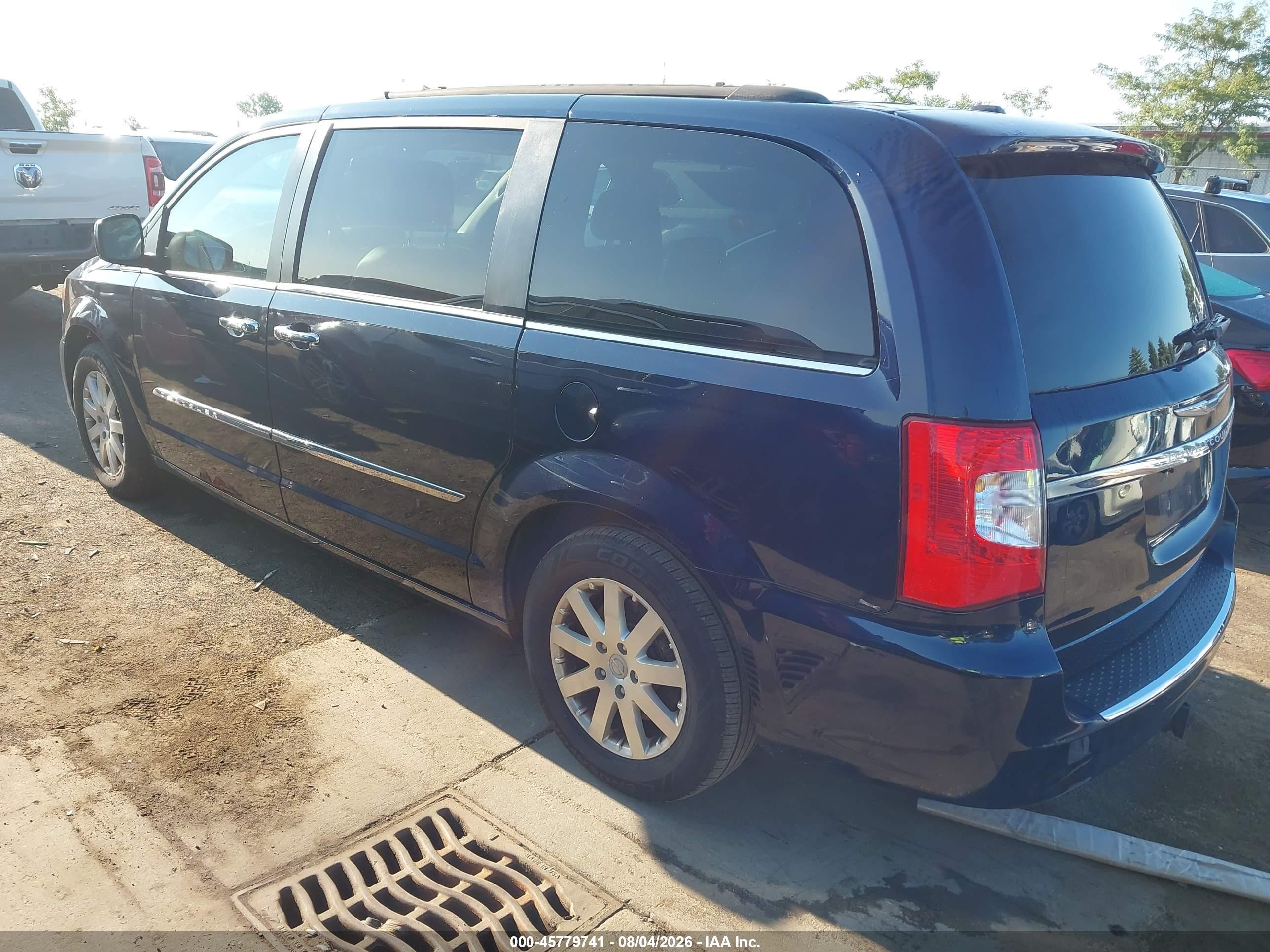 2015 Chrysler Town & Country Touring Синий vin: 2C4RC1BGXFR571945