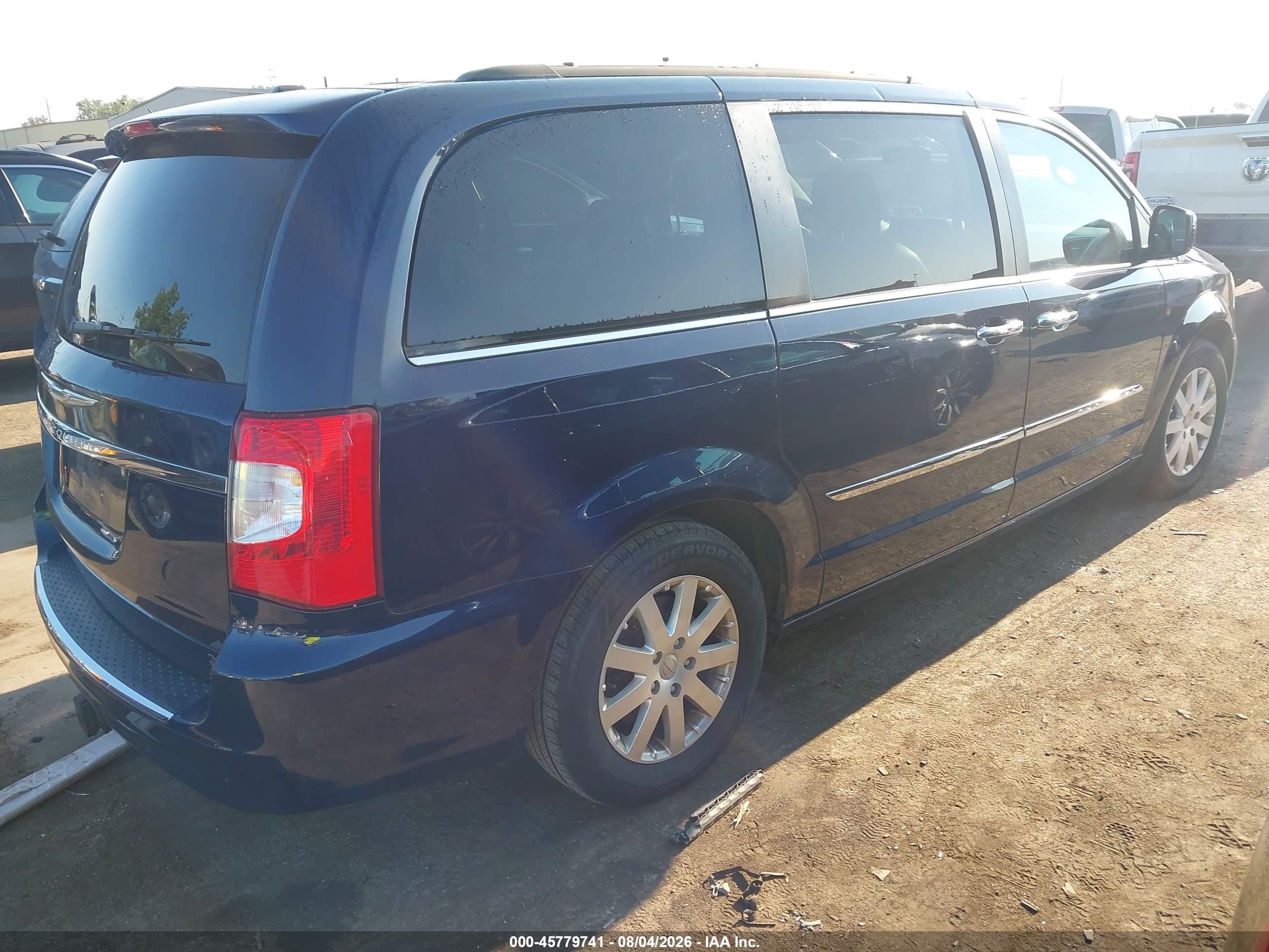 2015 Chrysler Town & Country Touring Синий vin: 2C4RC1BGXFR571945