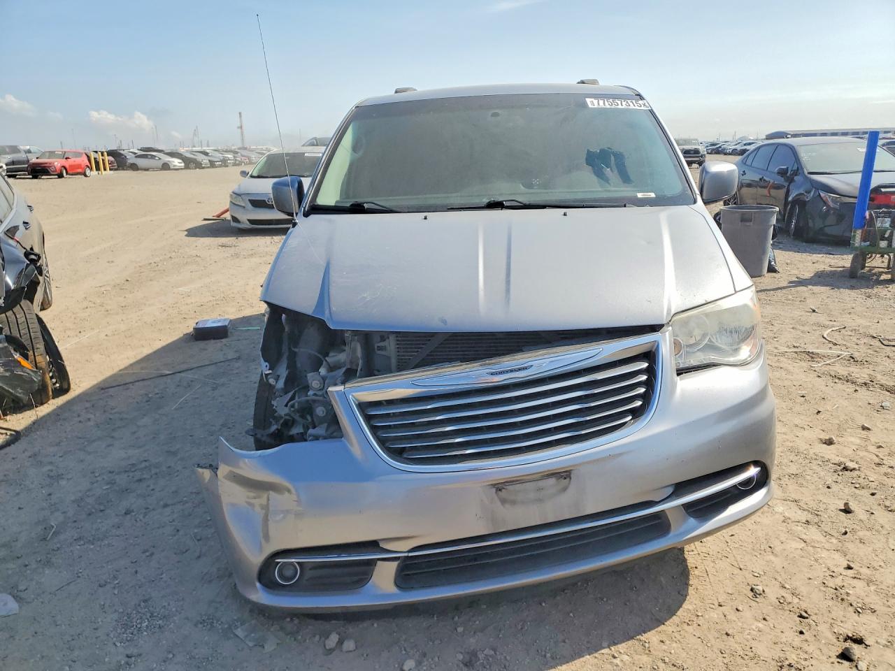 2015 Chrysler Town & Country Touring Gray vin: 2C4RC1BGXFR595615