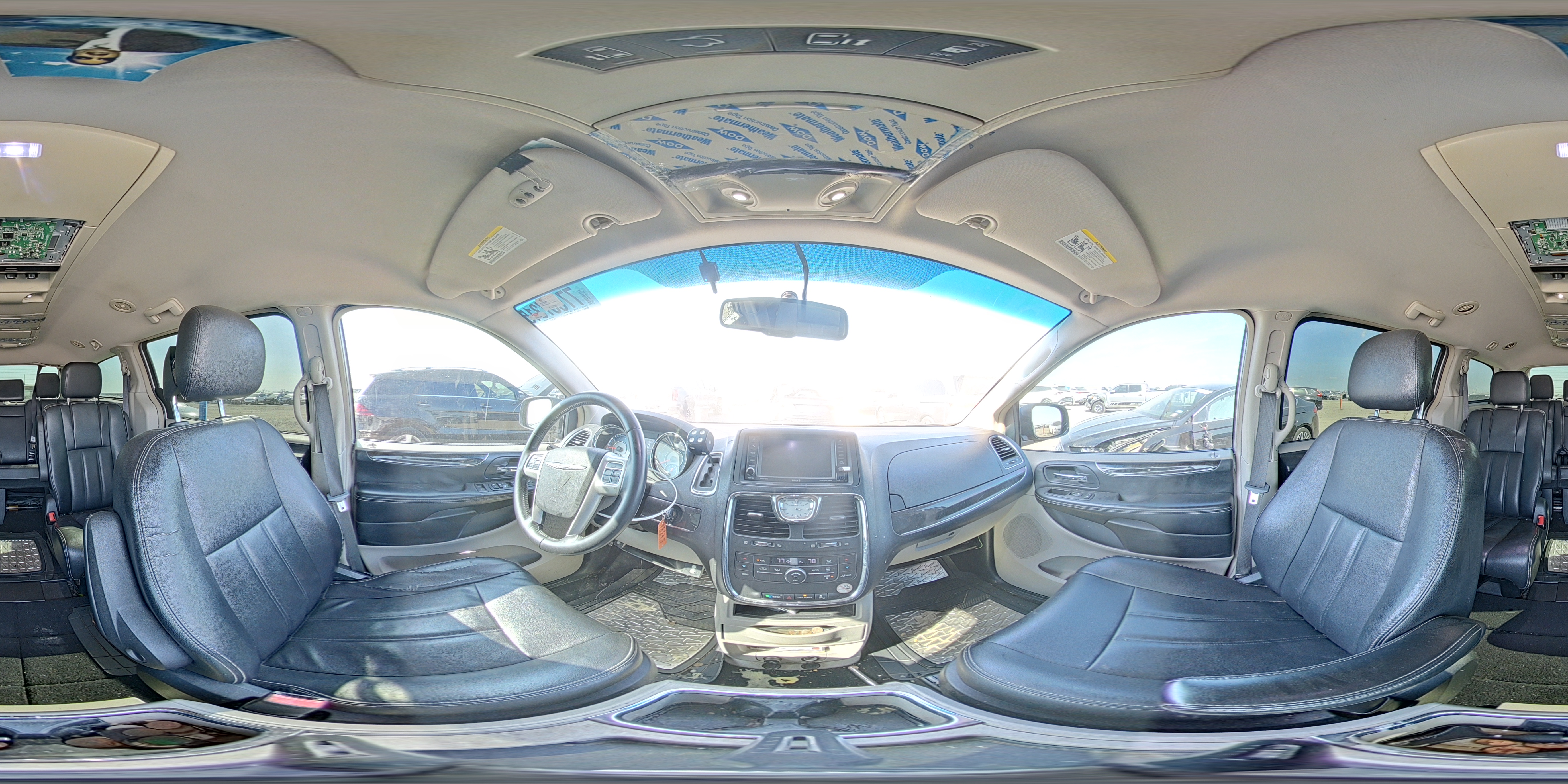2015 Chrysler Town & Country Touring Gray vin: 2C4RC1BGXFR595615