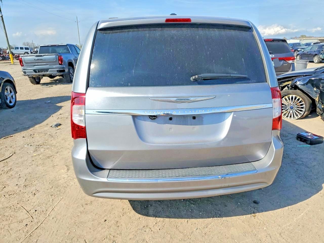 2015 Chrysler Town & Country Touring Gray vin: 2C4RC1BGXFR595615