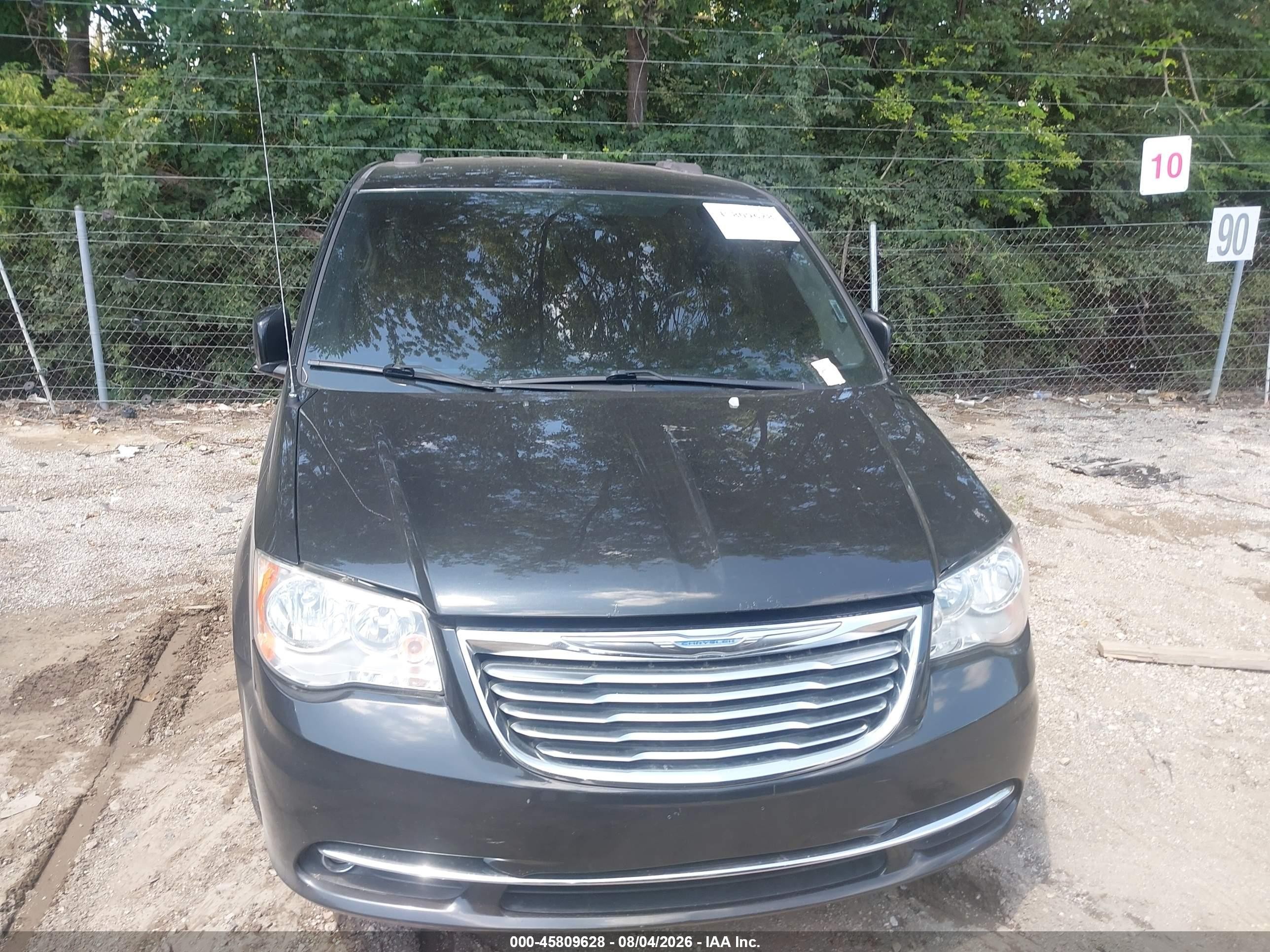 2015 Chrysler Town & Country Touring Черный vin: 2C4RC1BGXFR619900