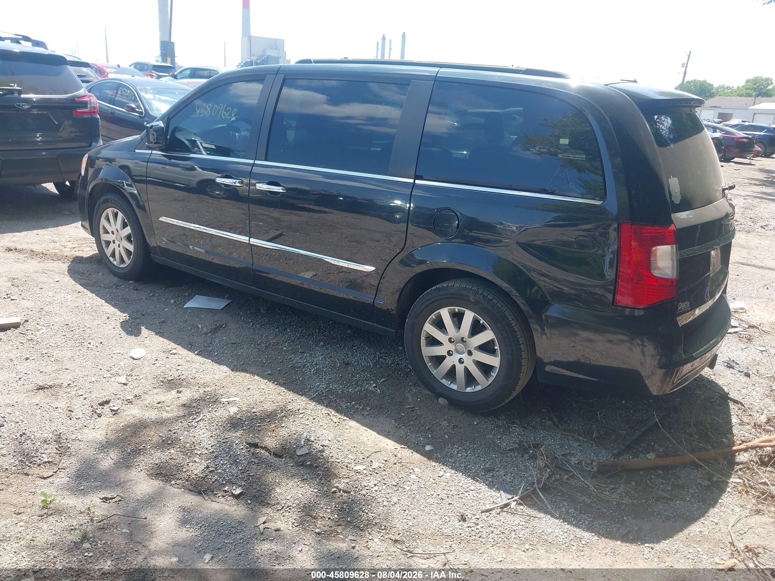 2015 Chrysler Town & Country Touring Черный vin: 2C4RC1BGXFR619900